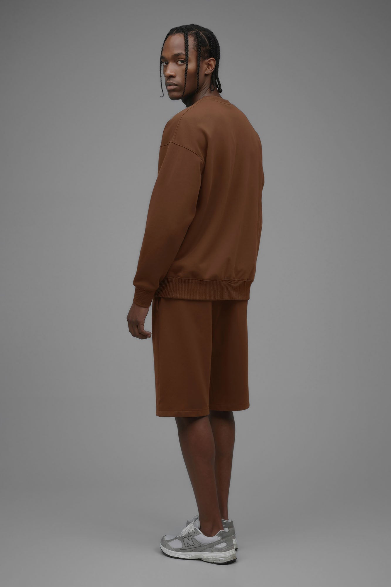 410 Oversized Crewneck - Chestnut image 3