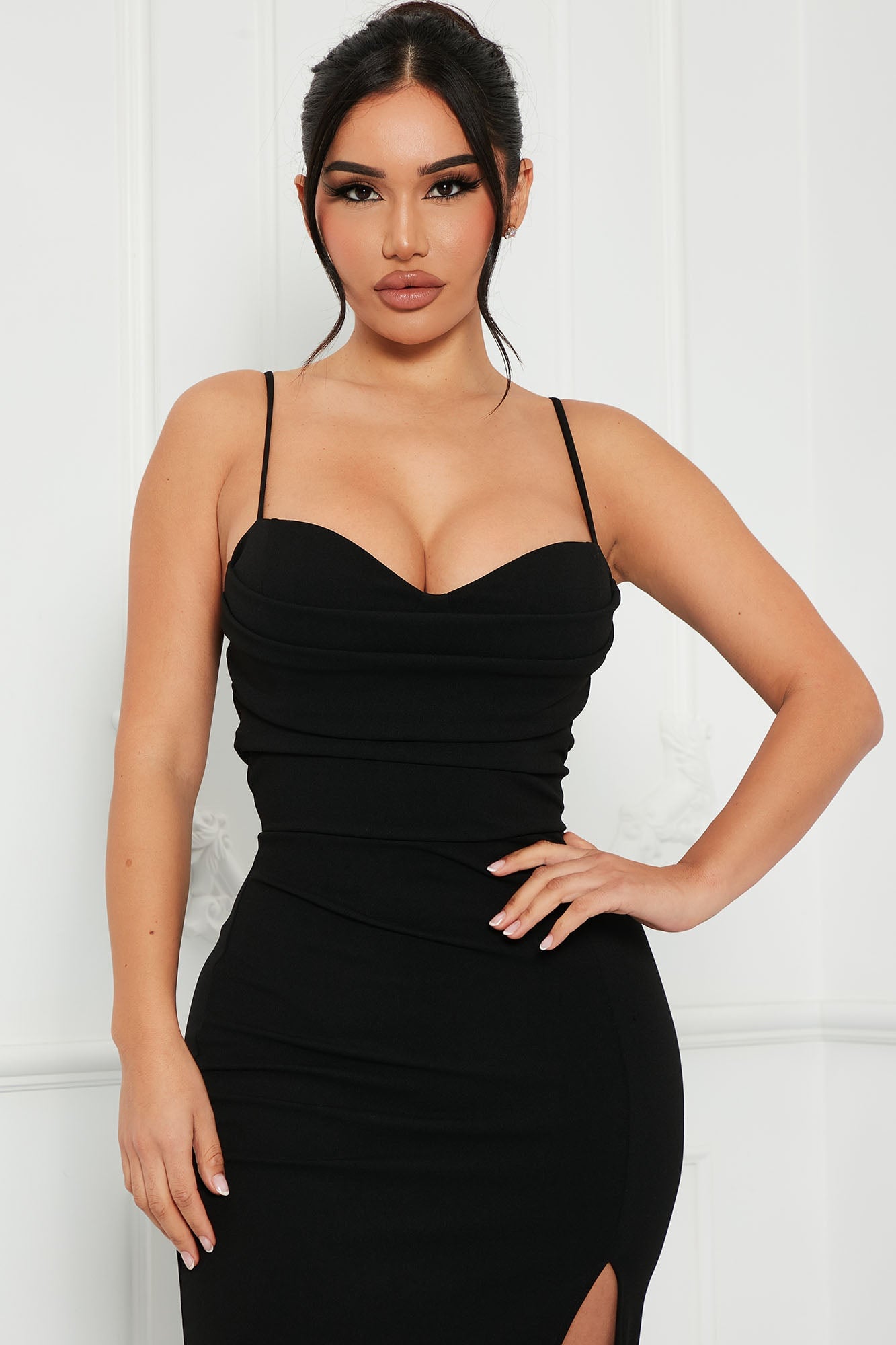 Exclusive Invite Maxi Dress - Black image 5