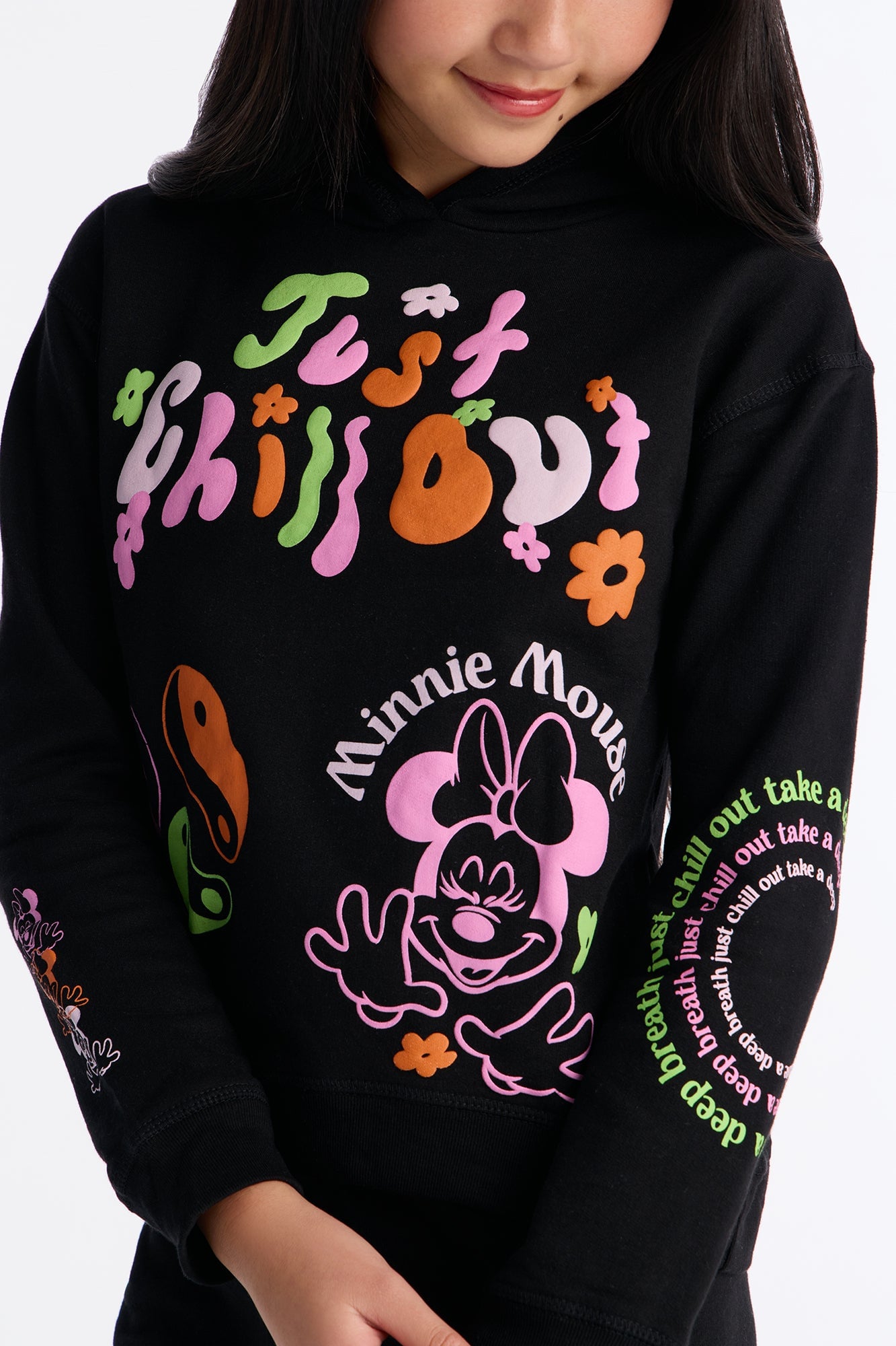 Mini Minnie Mouse Just Chill Out Jogger Pant Set - Black image 3
