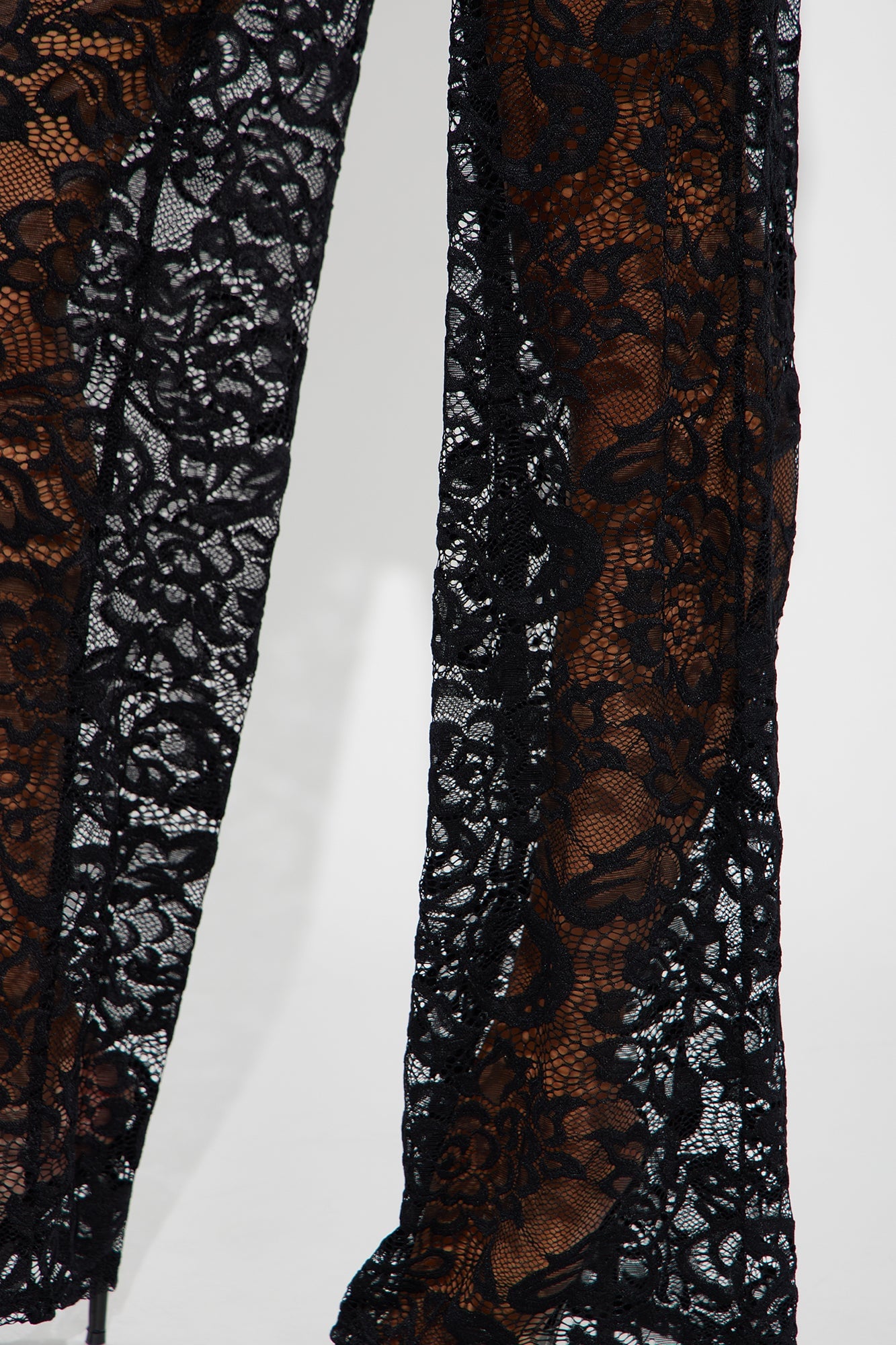 NYC Vibe Lace Pant Set - Black image 6