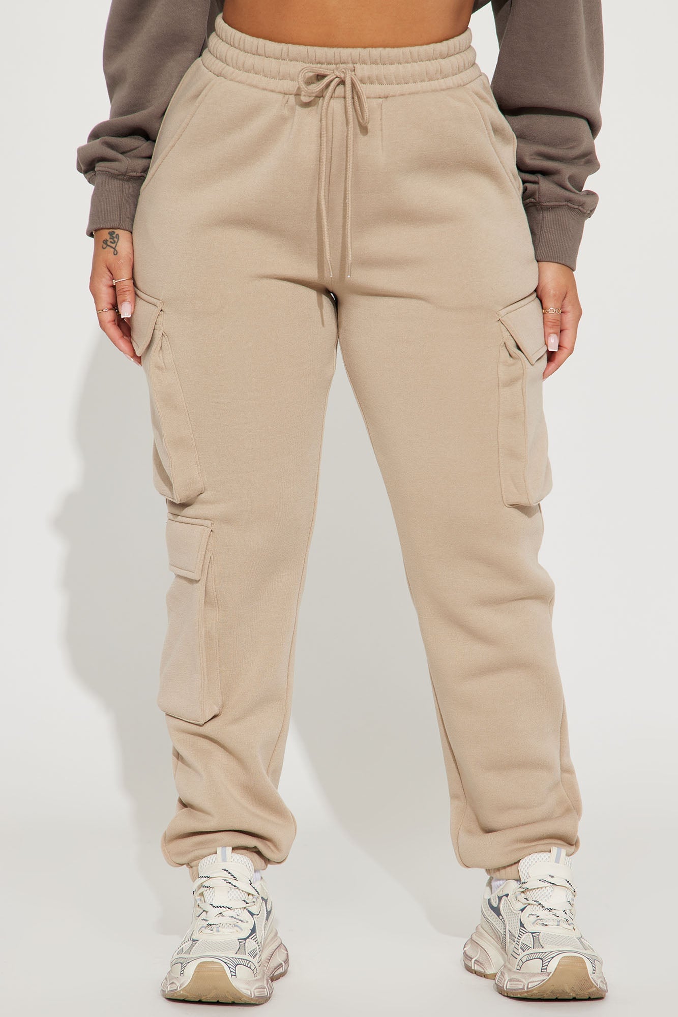Hazel Cargo Lounge Jogger - Khaki image 5