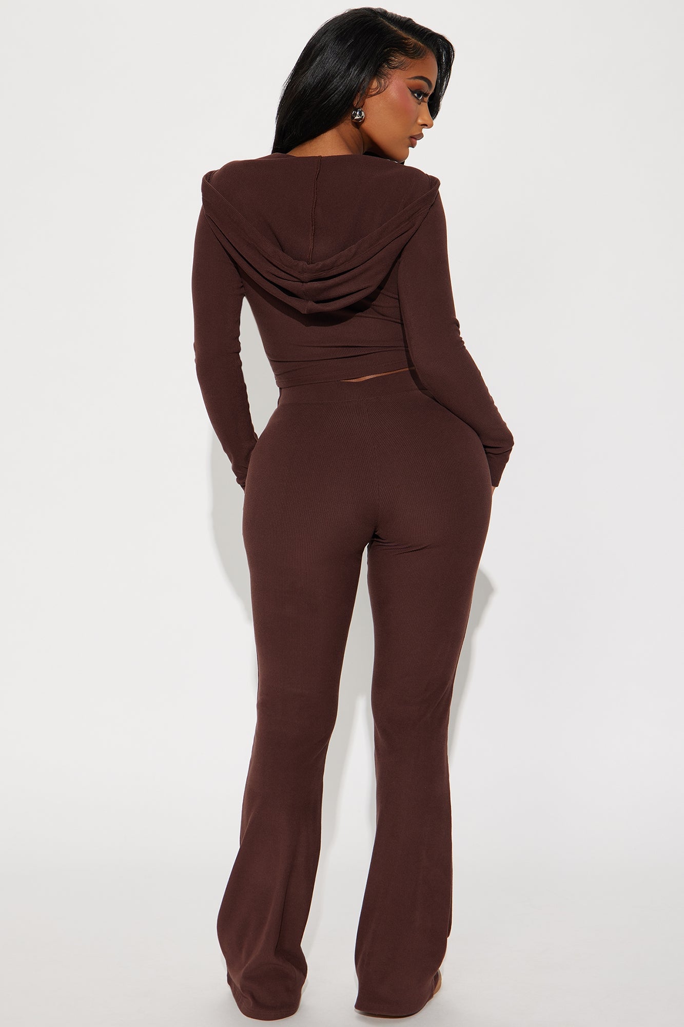 On To Go Hoodie Pant Set - Brown image 6