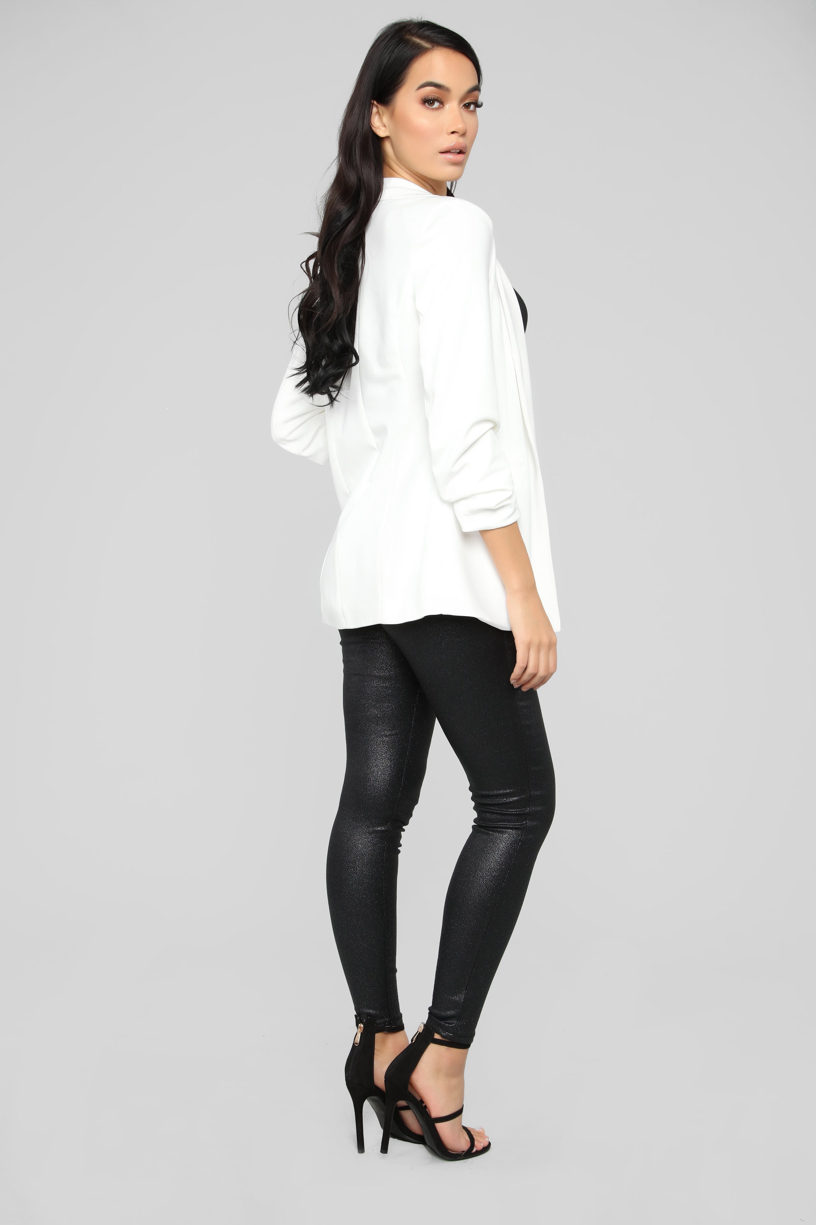 The Celine Blazer - Ivory image 7
