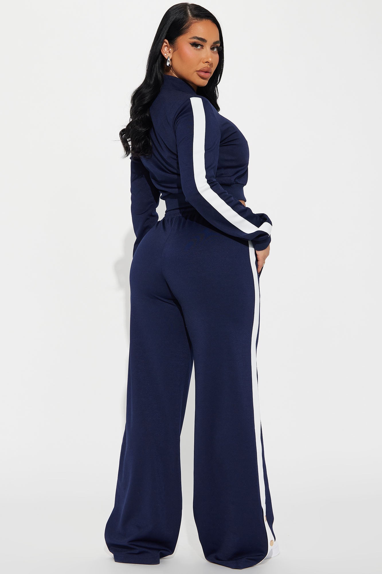 Hanging Out Later Track Pant Set - Navy image 7