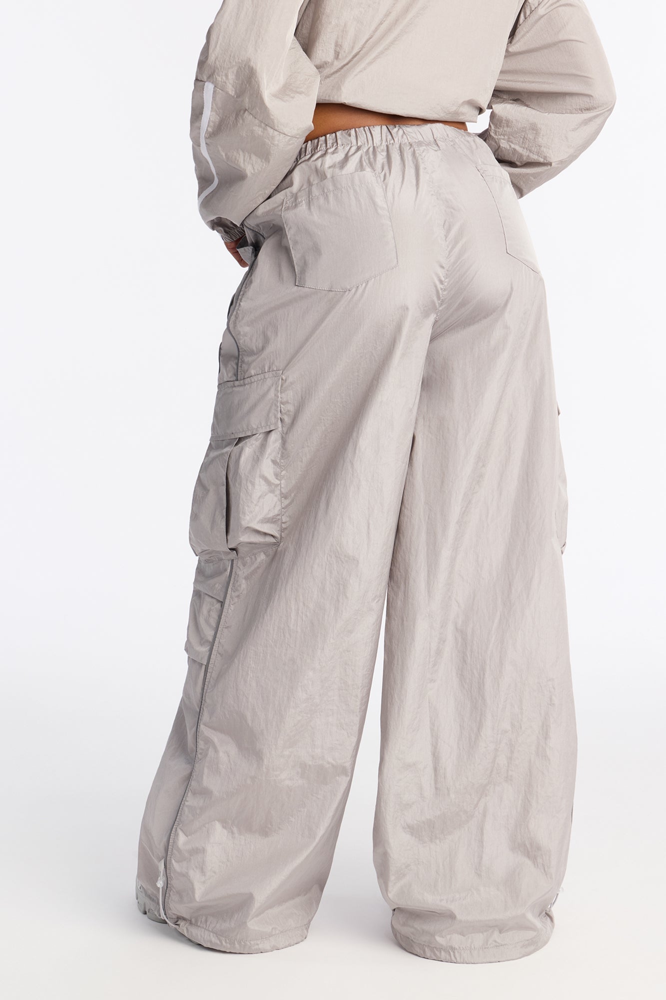 Life Of Leisure Windbreaker Joggers 30″ - Grey image 8