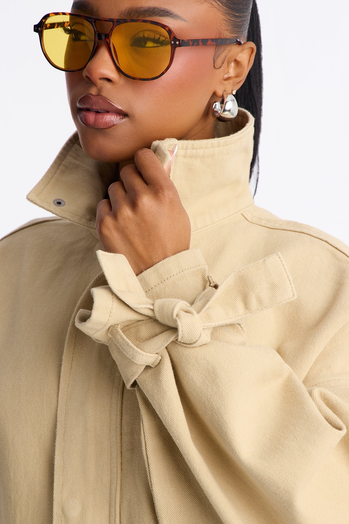 Out And About Twill Anorak Jacket - Khaki image 4