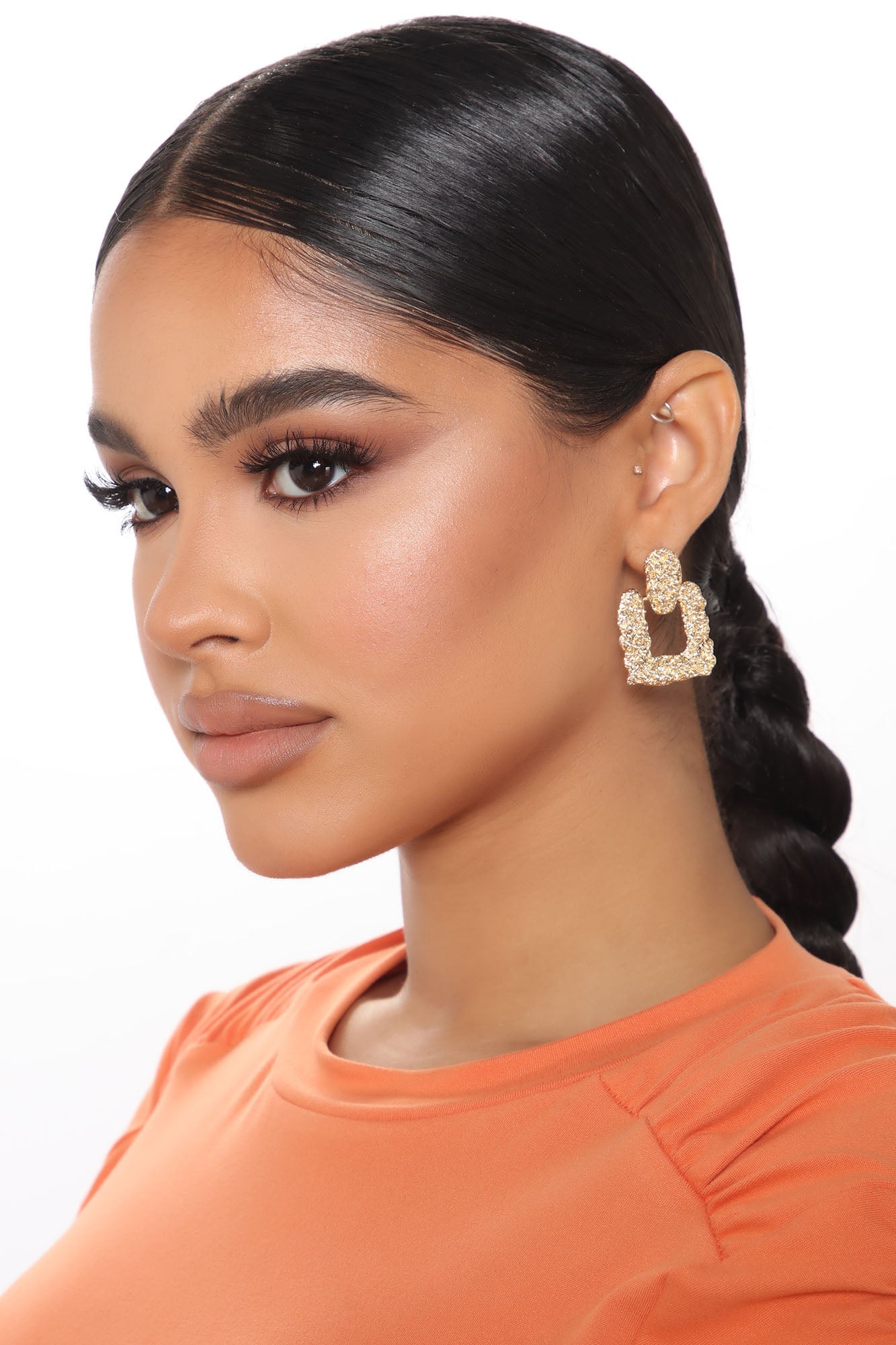 Show Off Drop Earrings - Gold image 1