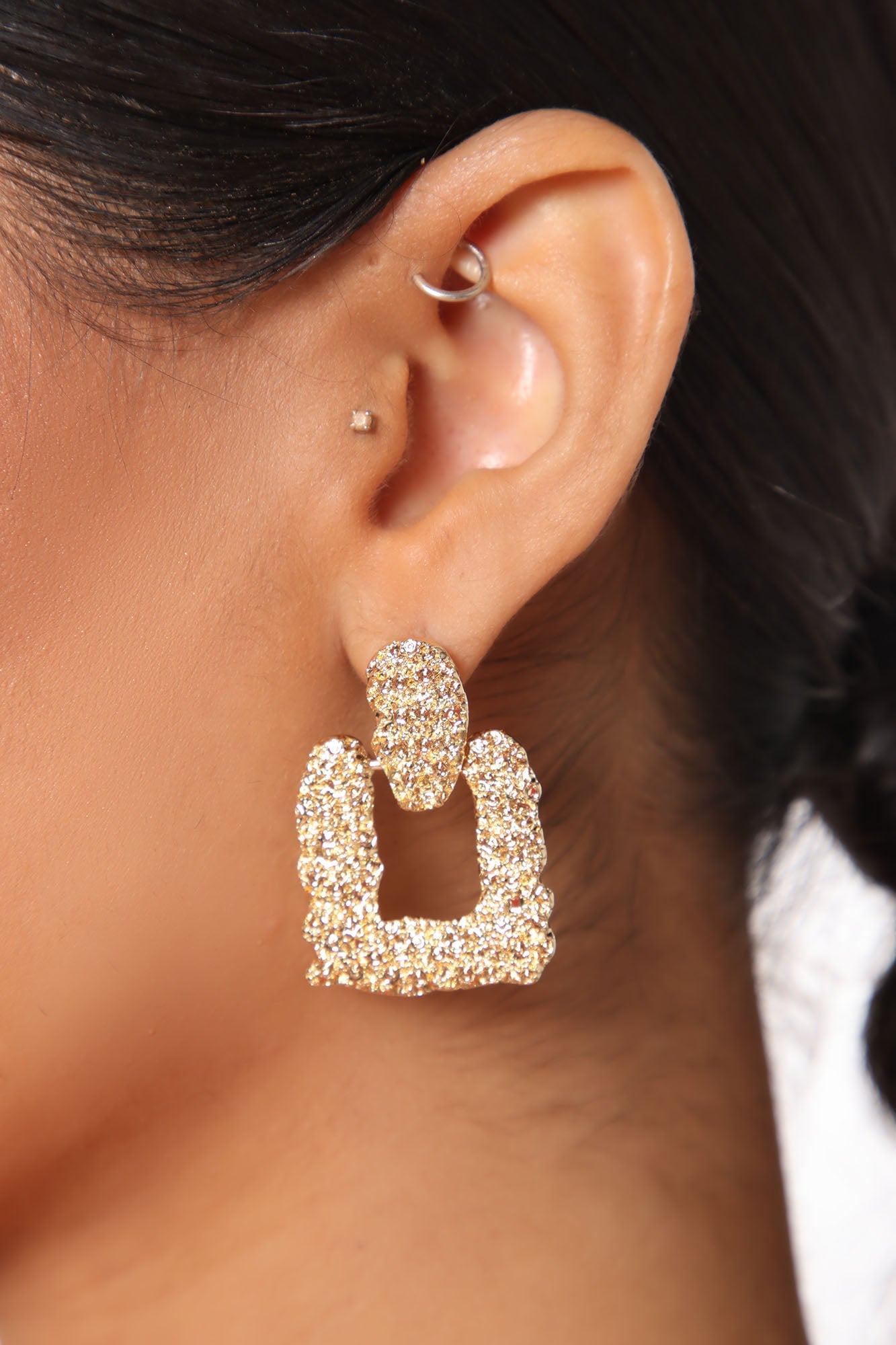 Show Off Drop Earrings - Gold image 2