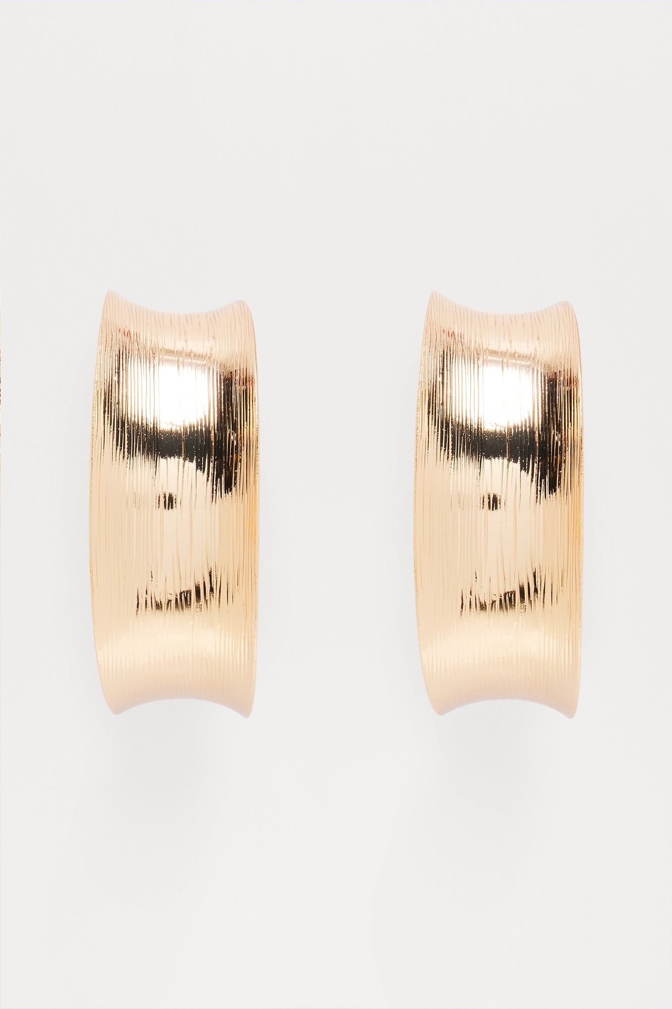 Serenity Hoop Earrings - Gold image 3