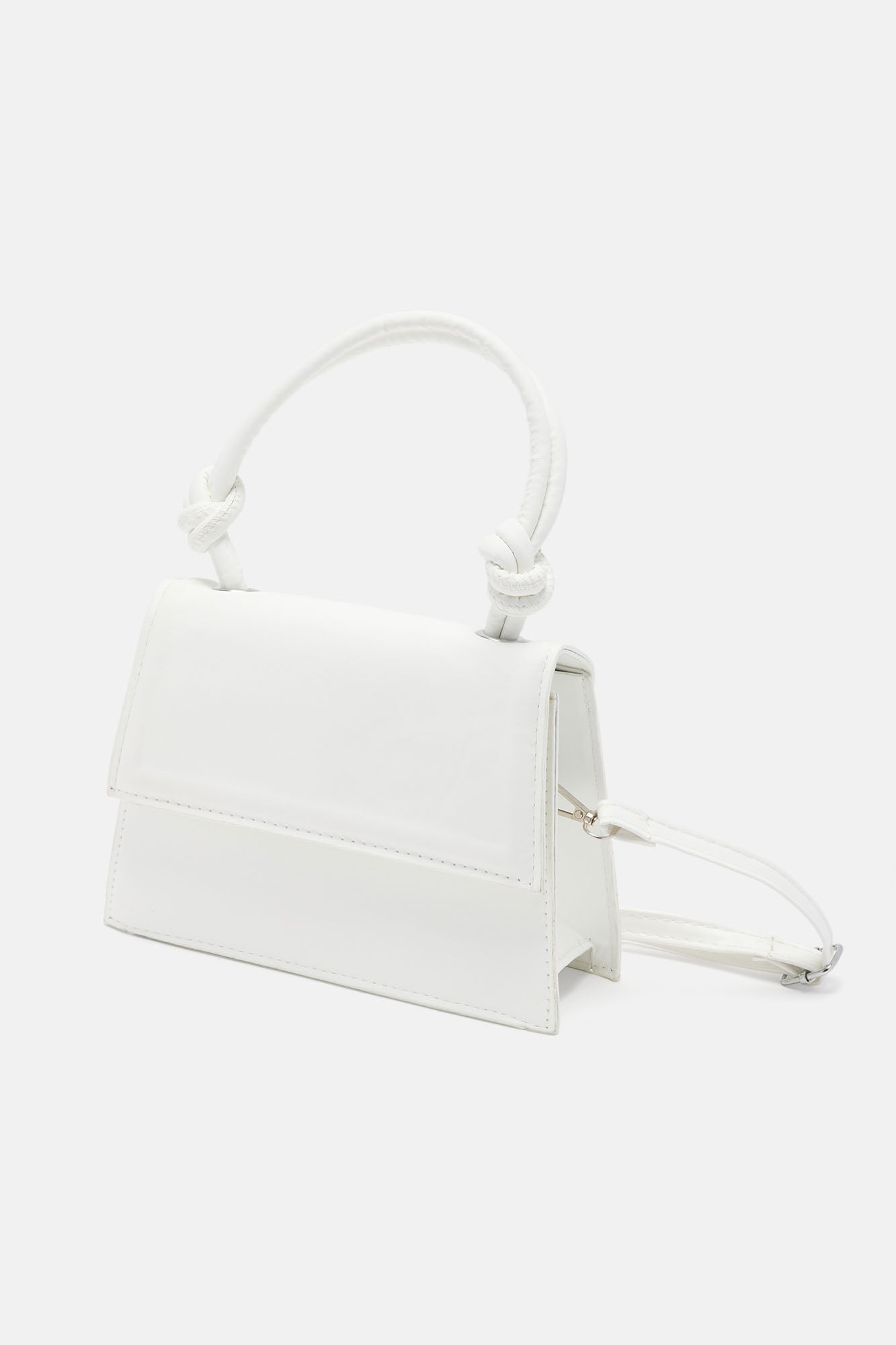 Never Too Late Handbag - White image 4