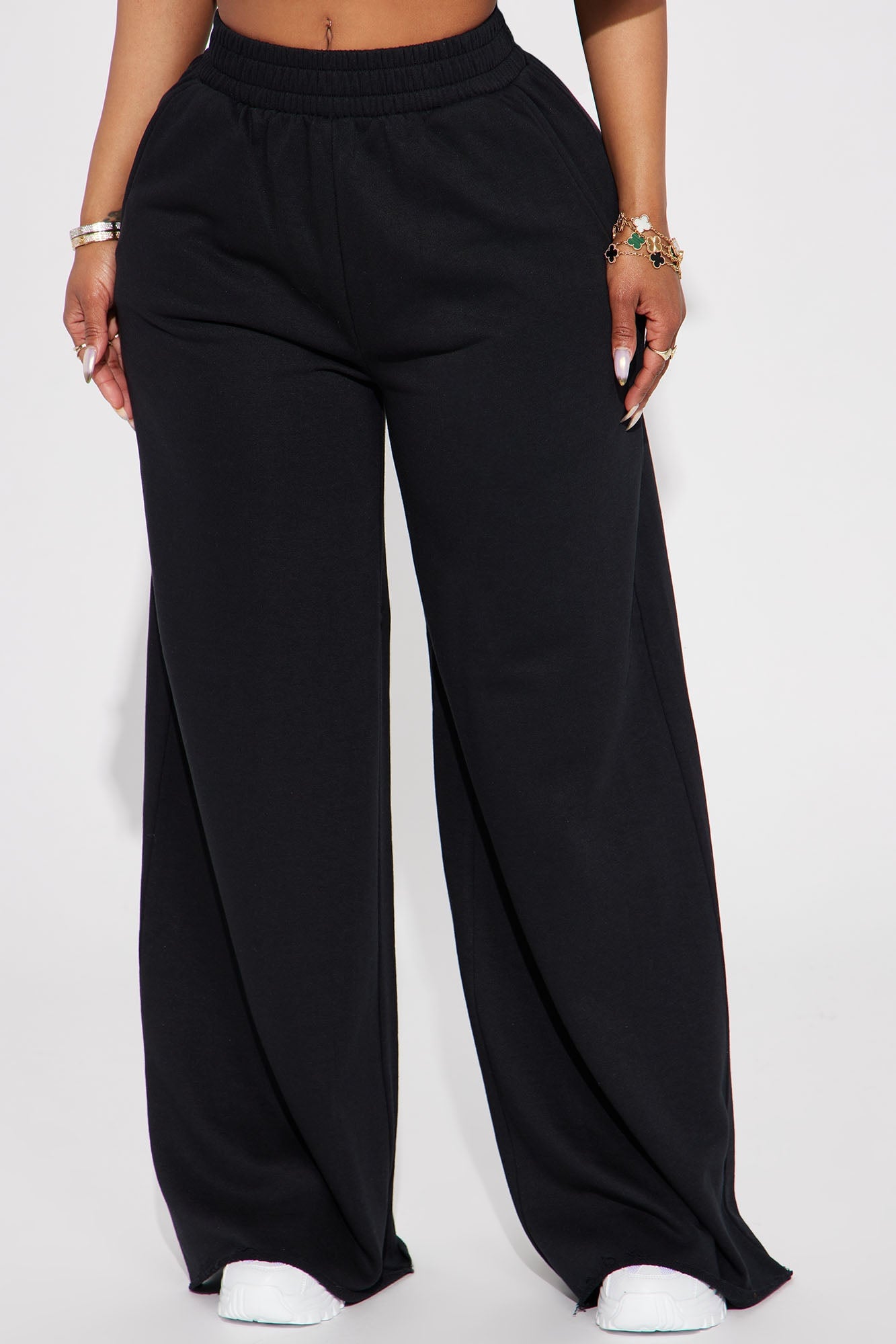 Fair Game Lounge Wide Leg Pant - Black image 5