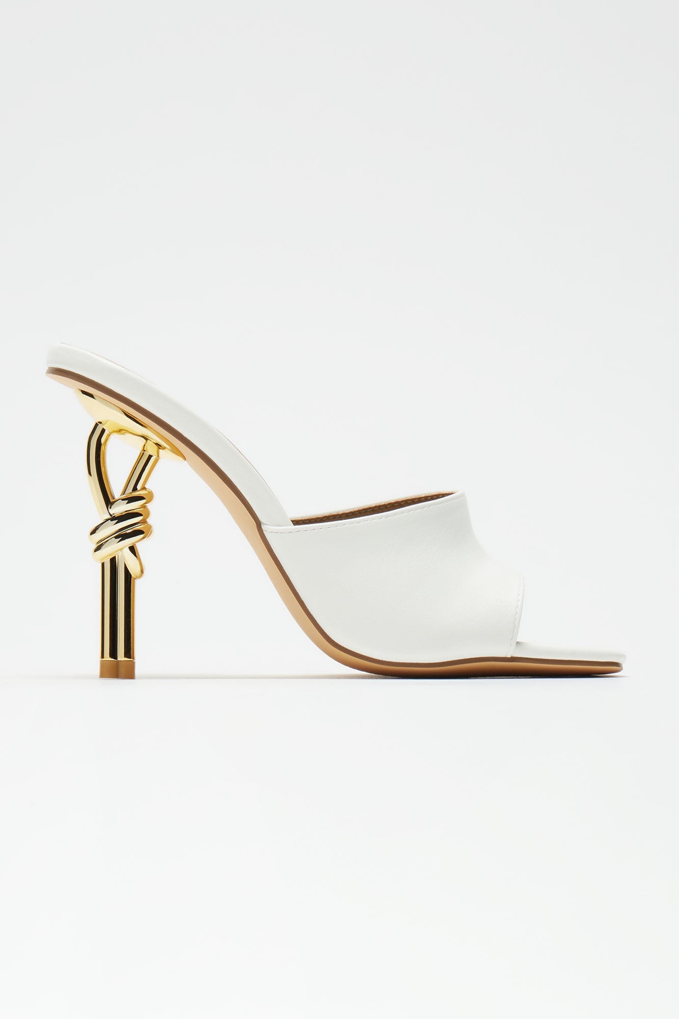 Knot Yours Novelty Mules - White image 6