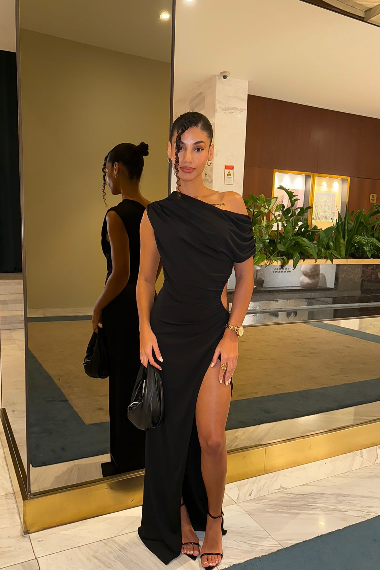Keep Walking Maxi Dress - Black image 4