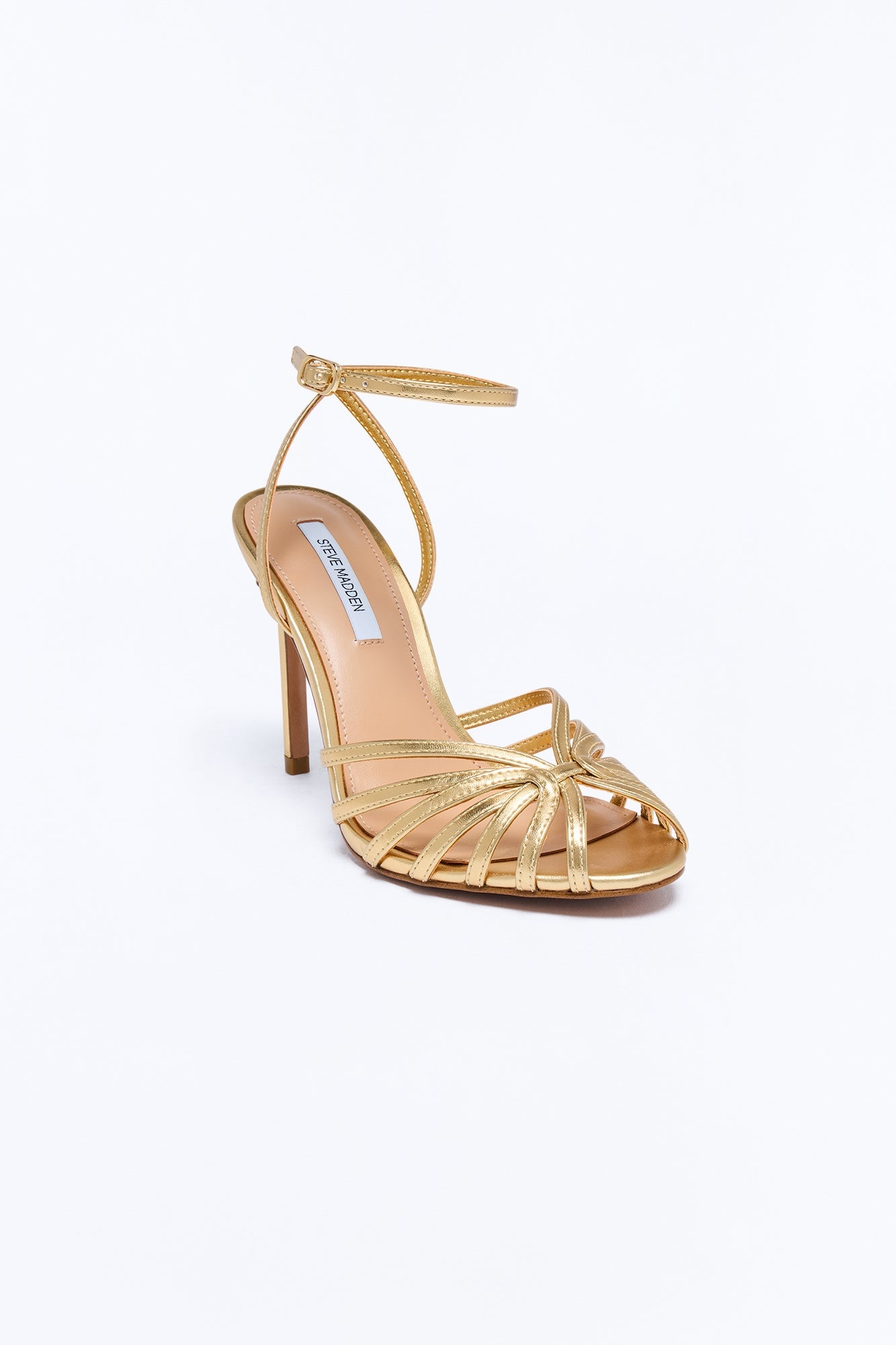 Steve Madden Mizuna Metallic Heels - Gold image 3