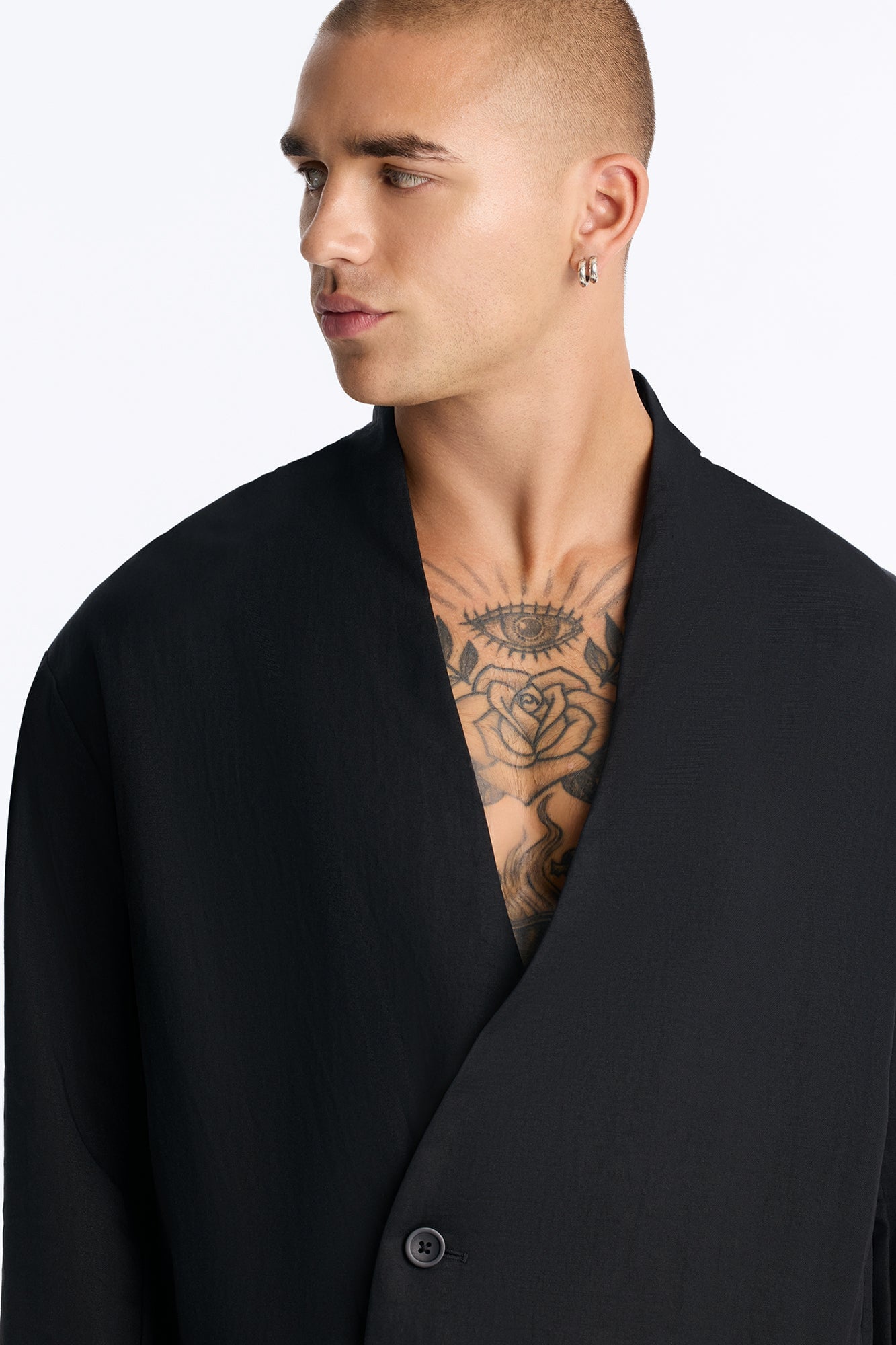 Relaxed St.Tropez Unlined Blazer - Black image 7