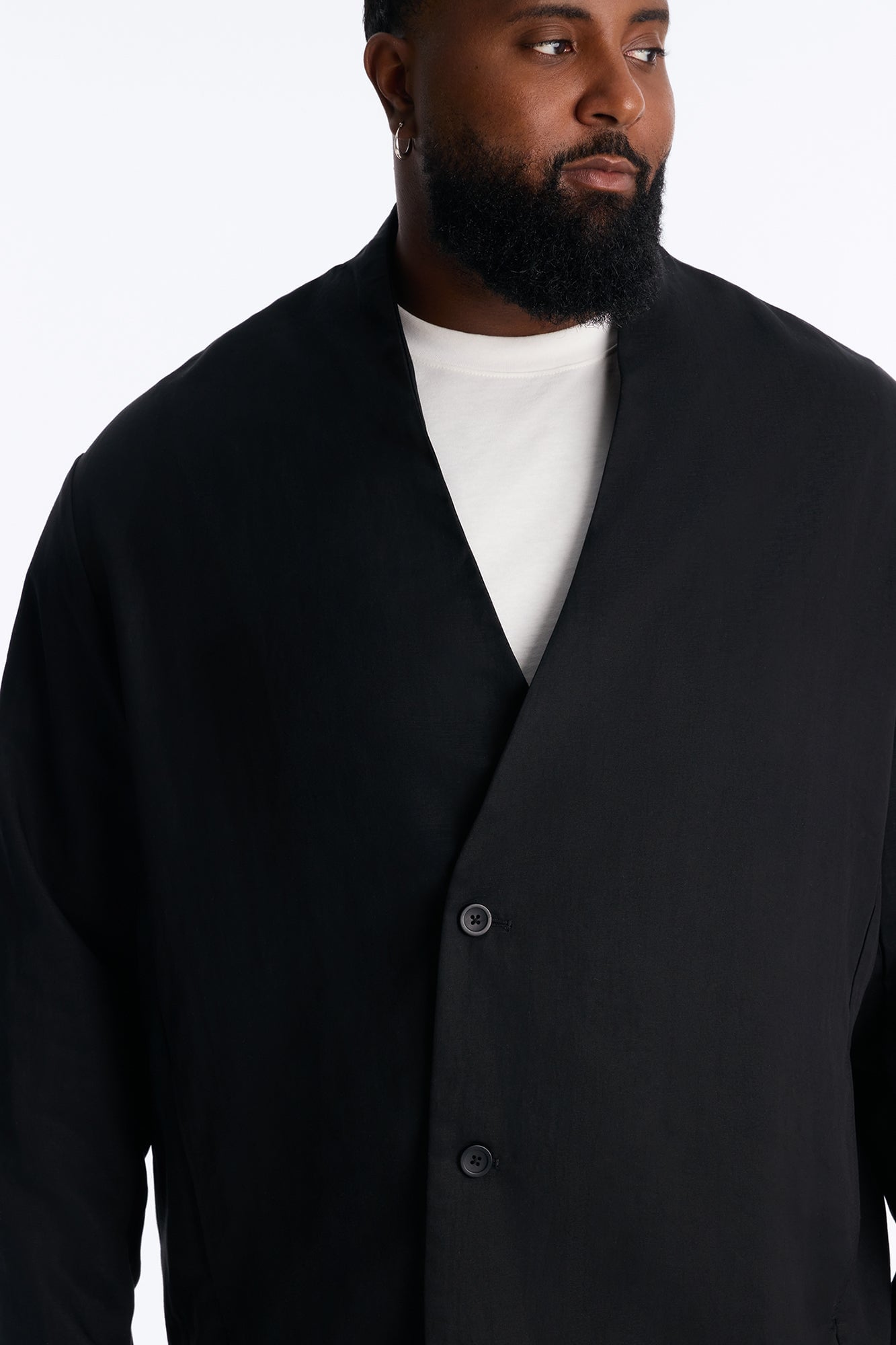 Relaxed St.Tropez Unlined Blazer - Black image 3