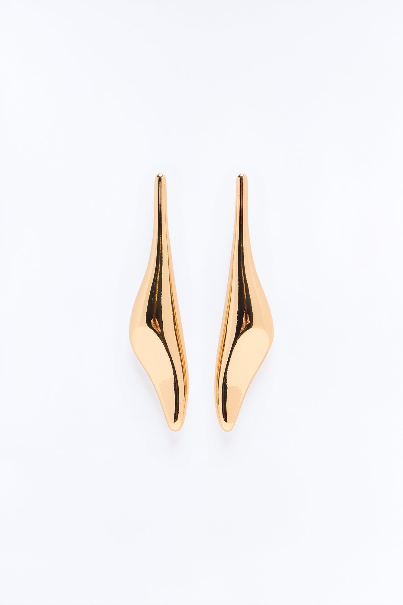 Chrome Gal Drop Earrings - Gold image 3