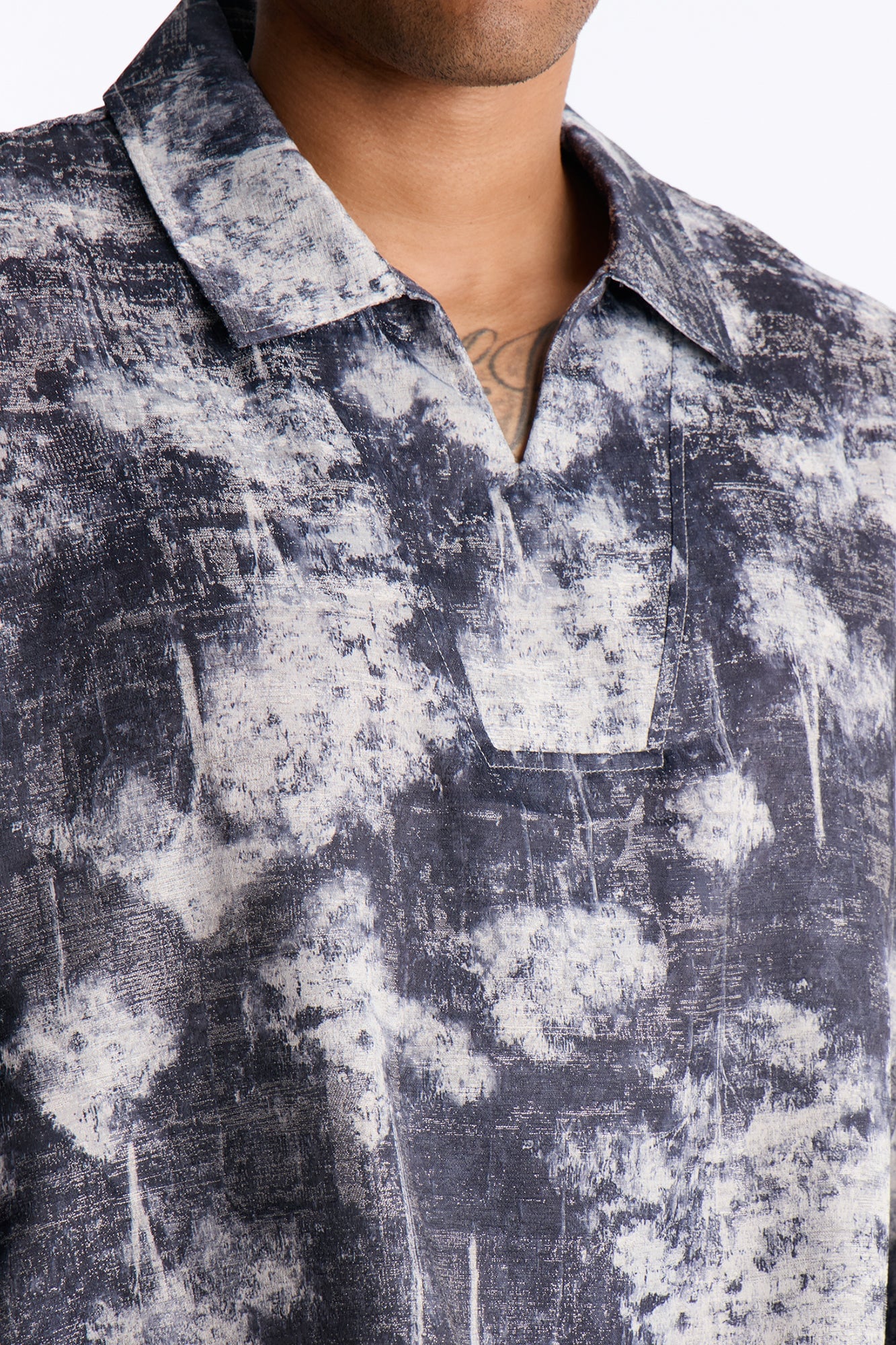 Shadow Grove Johnny Collar Polo - Blue image 3