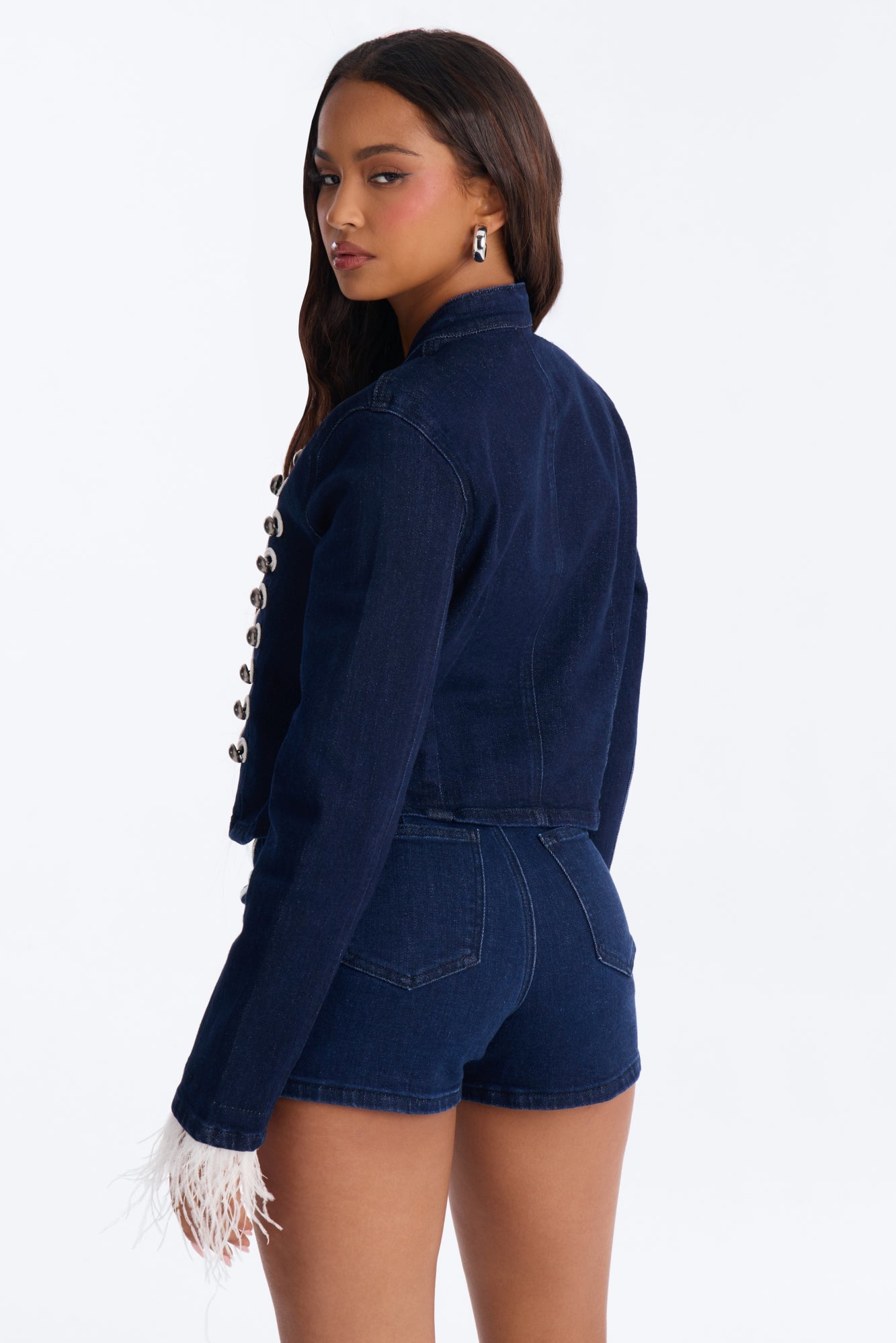 High Rank Energy Denim Jacket - Dark Wash image 4