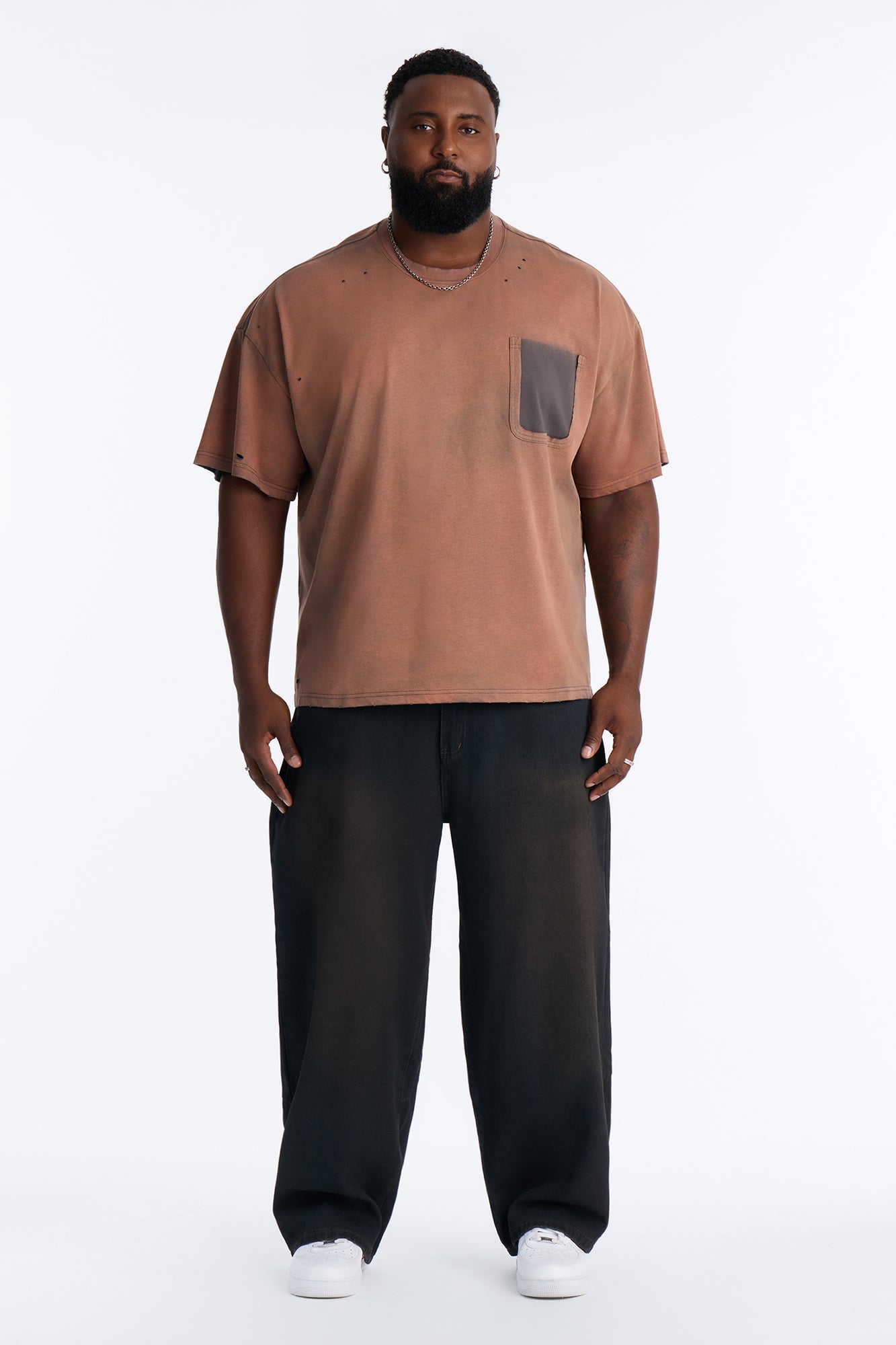 Relic Tinted Baggy Jean - Dark Wash image 1