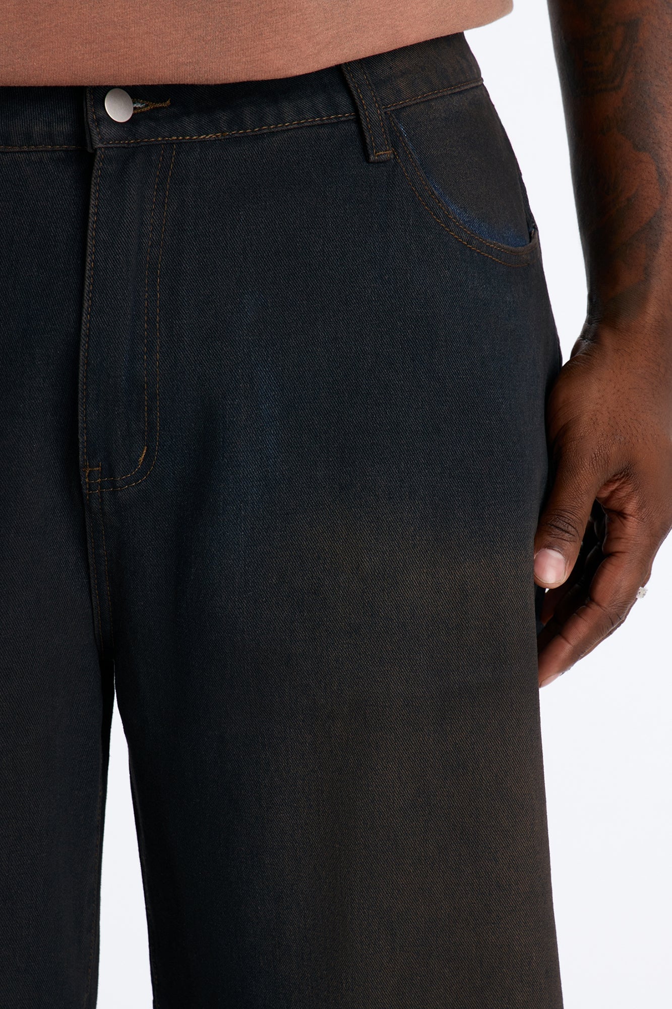 Relic Tinted Baggy Jean - Dark Wash image 3