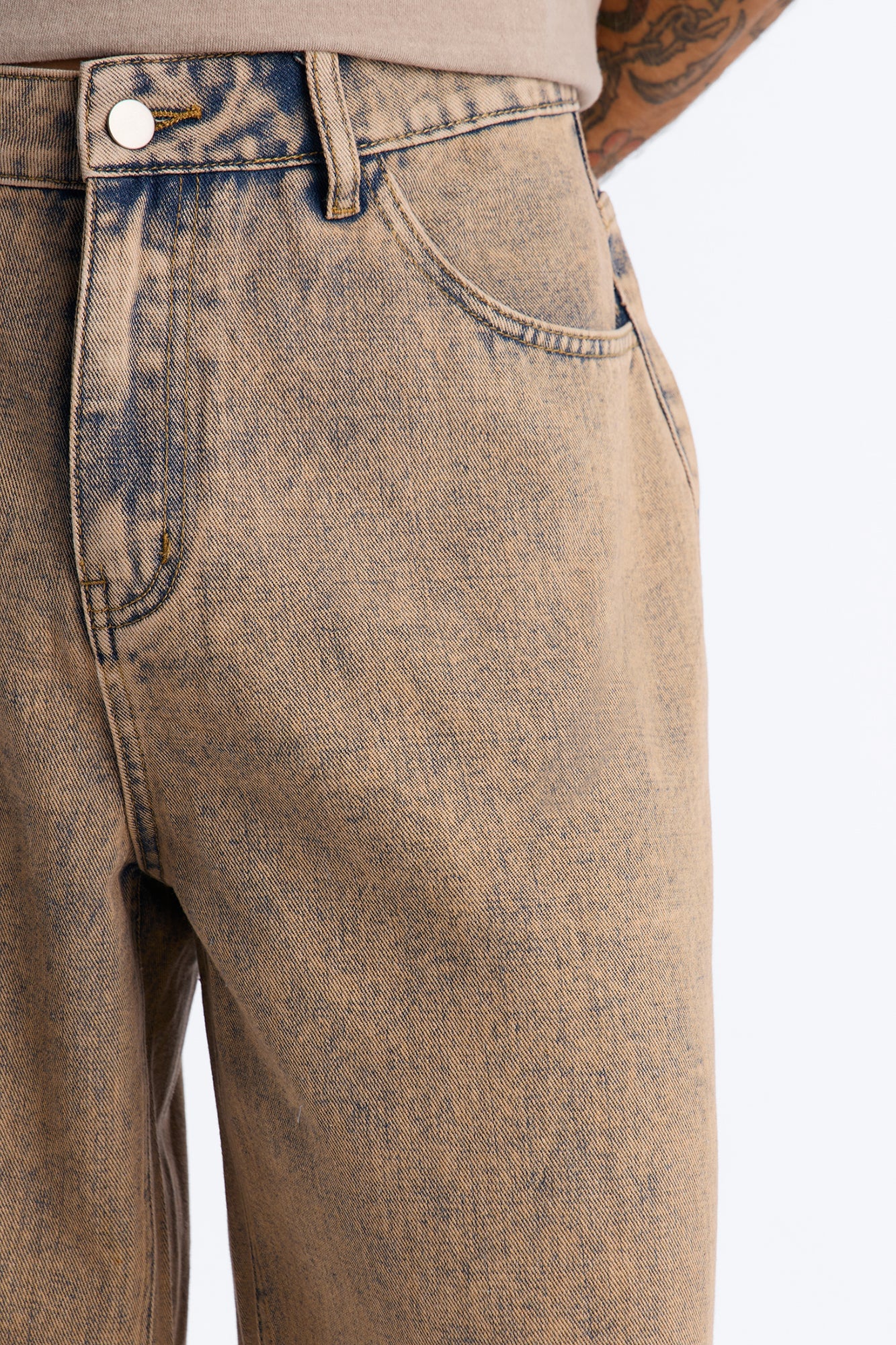 Sun Washed Baggy Jean - VintageWash image 7