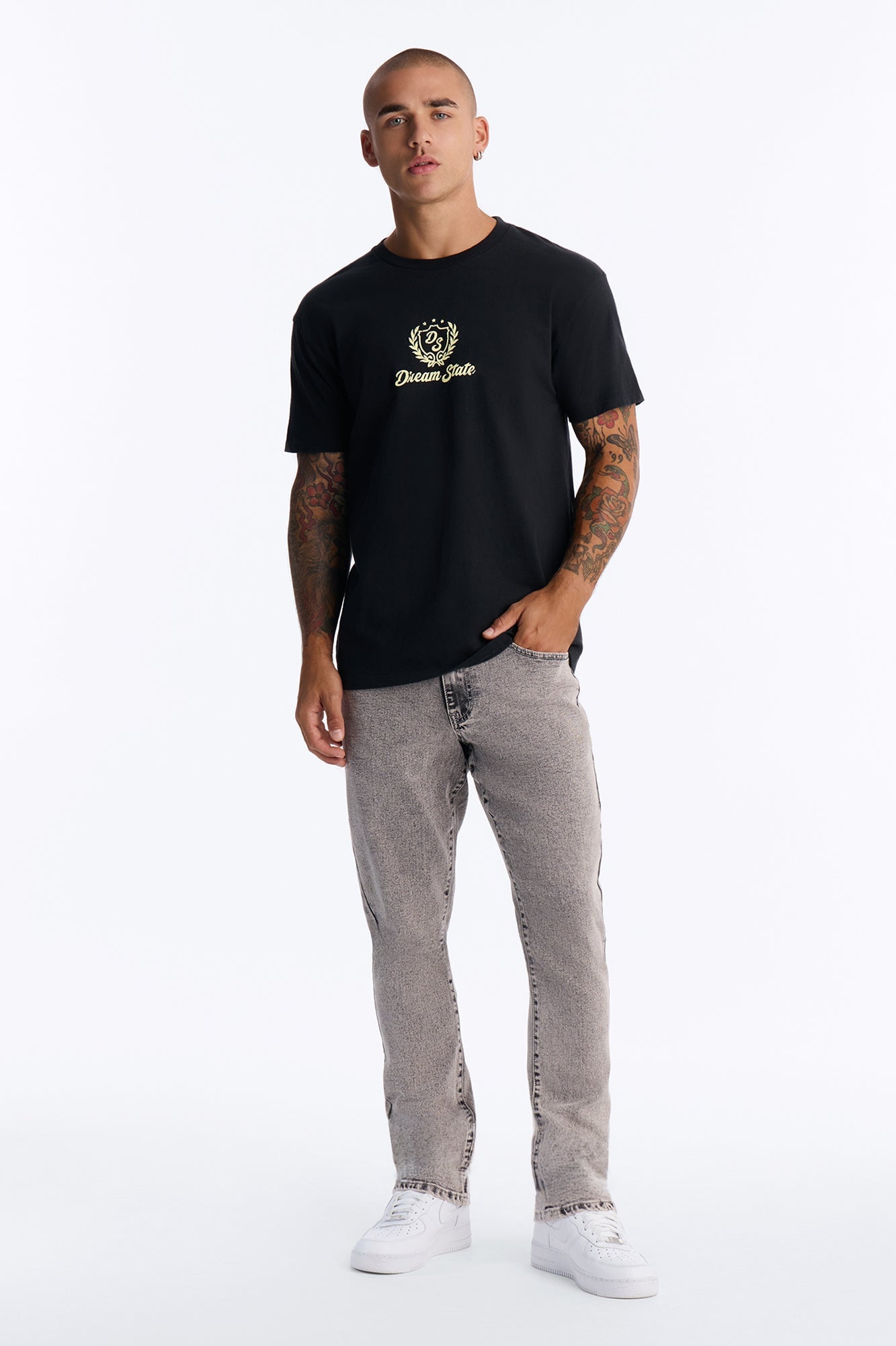 All Day Stacked Skinny Jean - Washed Grey image 5