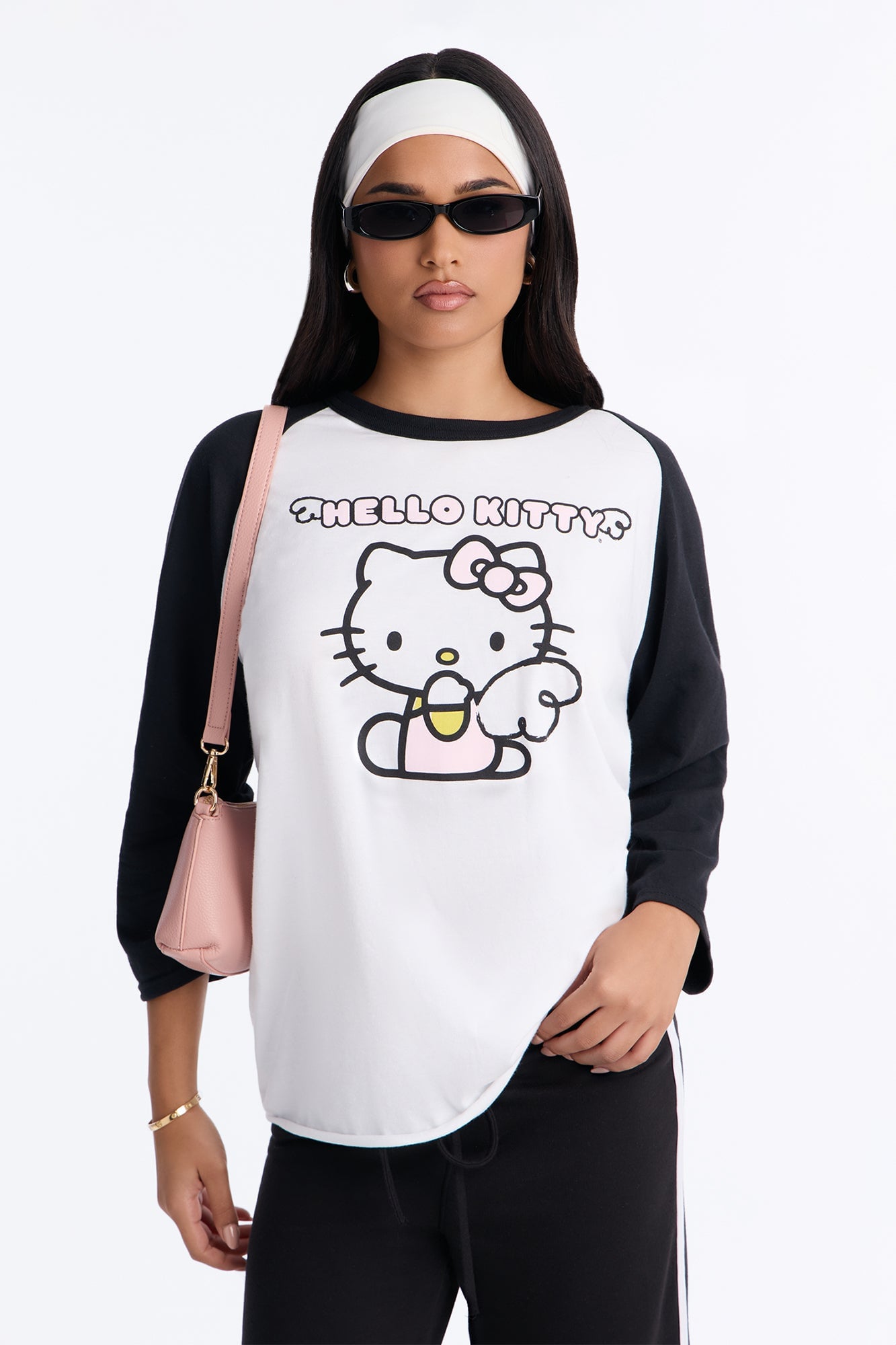 Hello Kitty Angel Wings Raglan Tee - White/combo image 5