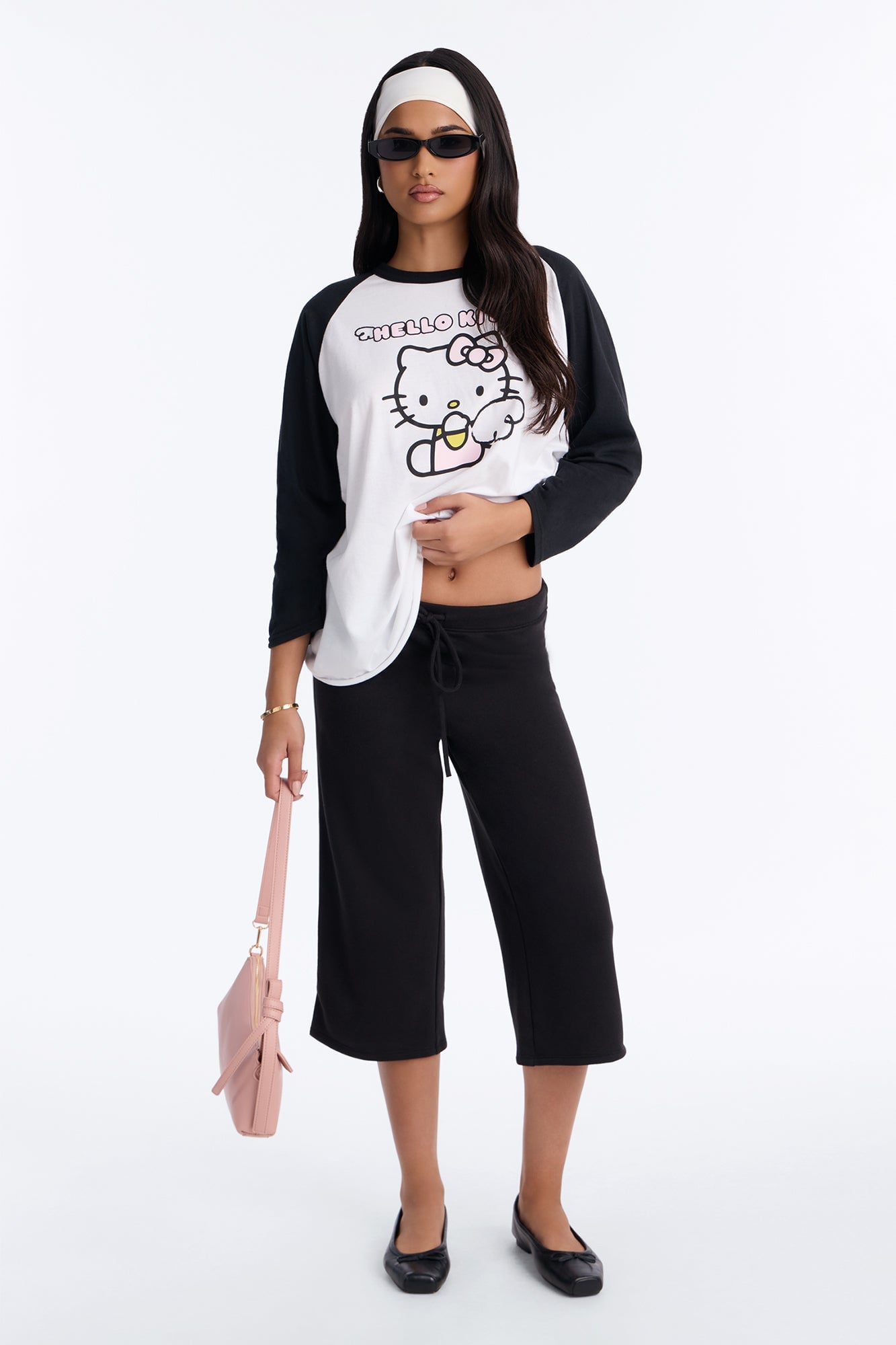 Hello Kitty Angel Wings Raglan Tee - White/combo image 6