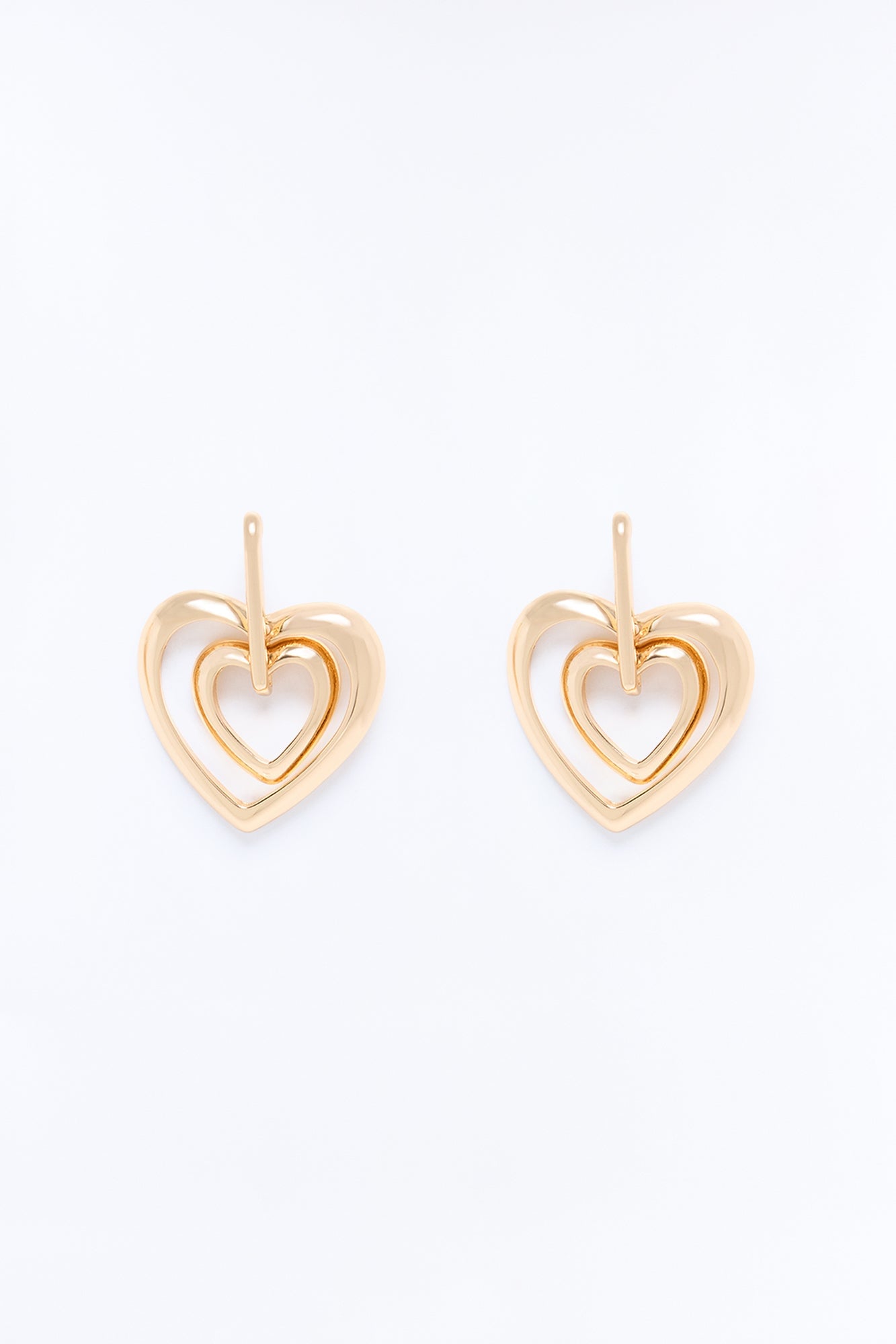 Hold Me Closer Drop Earrings - Gold image 3