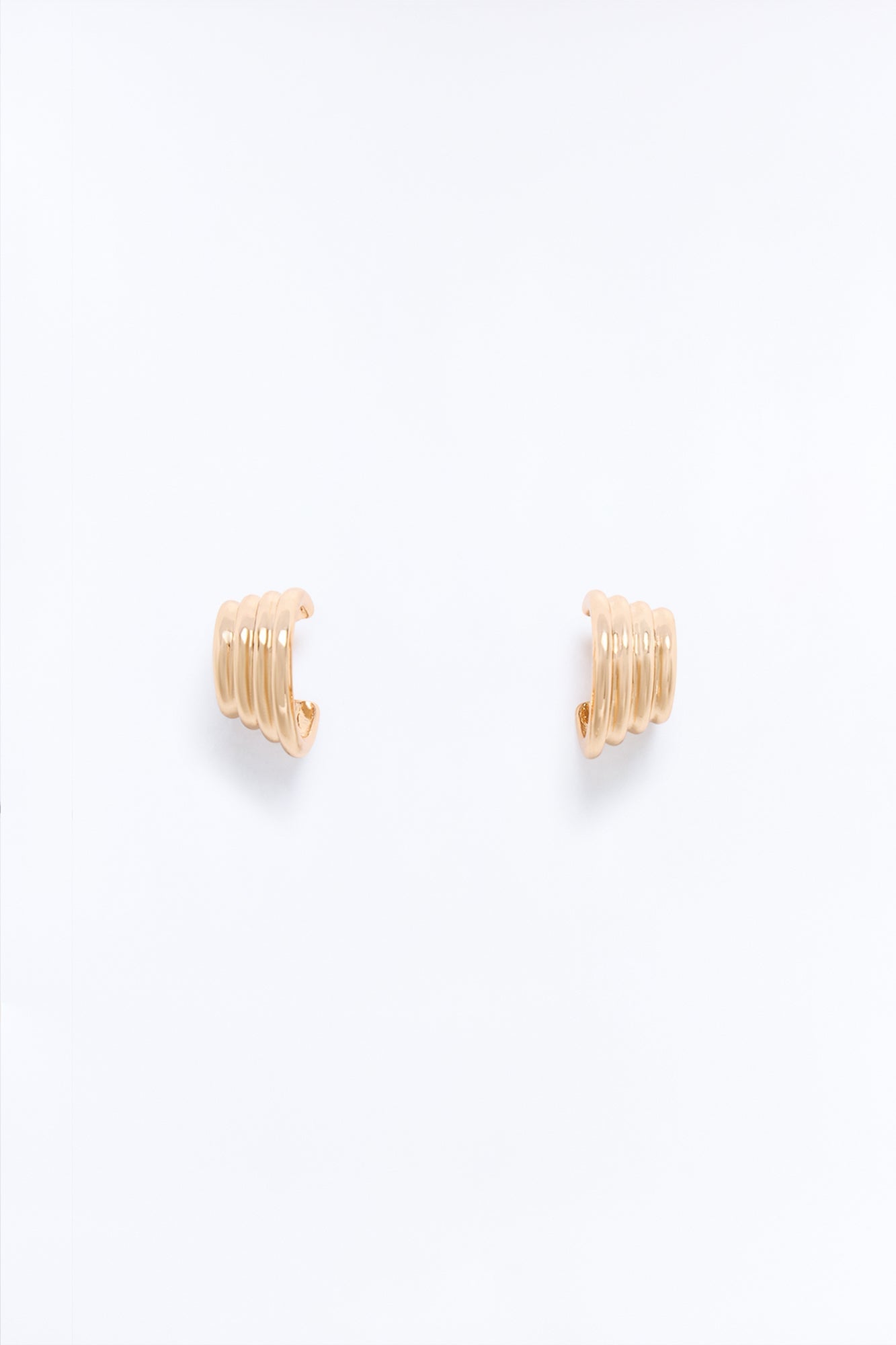 Casual Days Hoop Earrings - Gold image 3