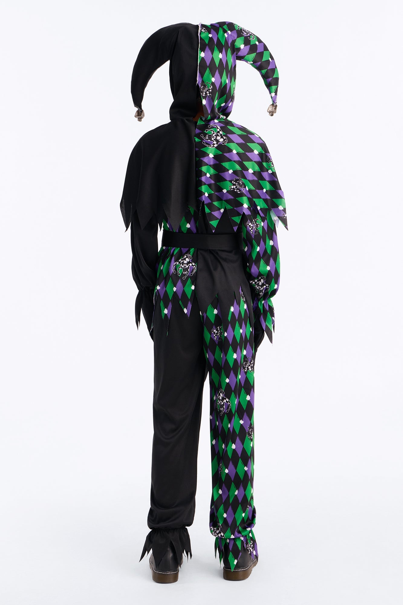 Mini Deadly Jester Costume - Black/combo image 4