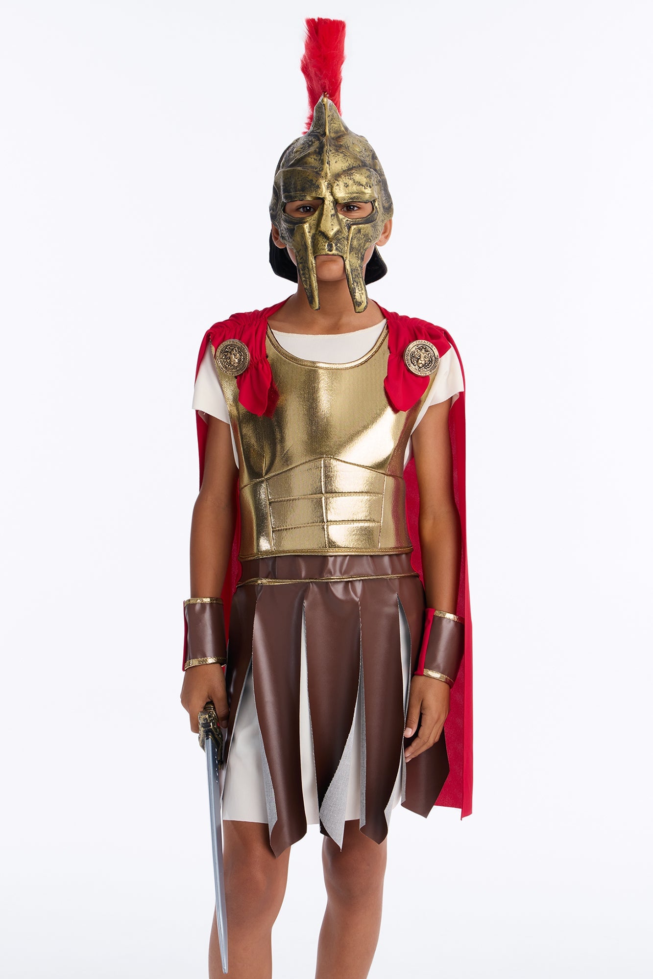 Mini Roman Guard Costume - Gold/combo image 2