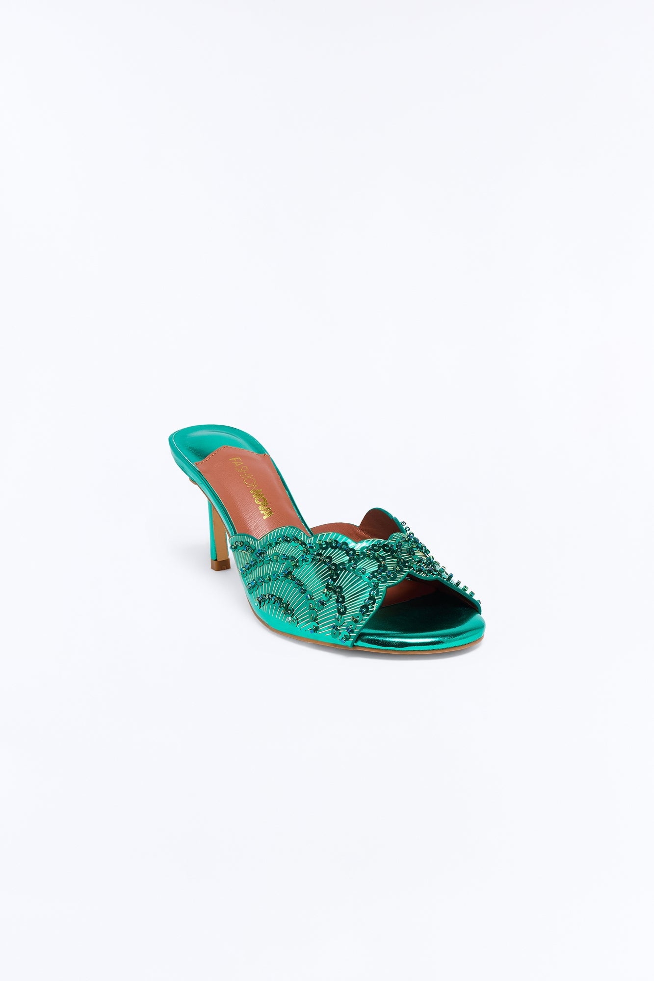 A Little Extra Heels - Turquoise image 4