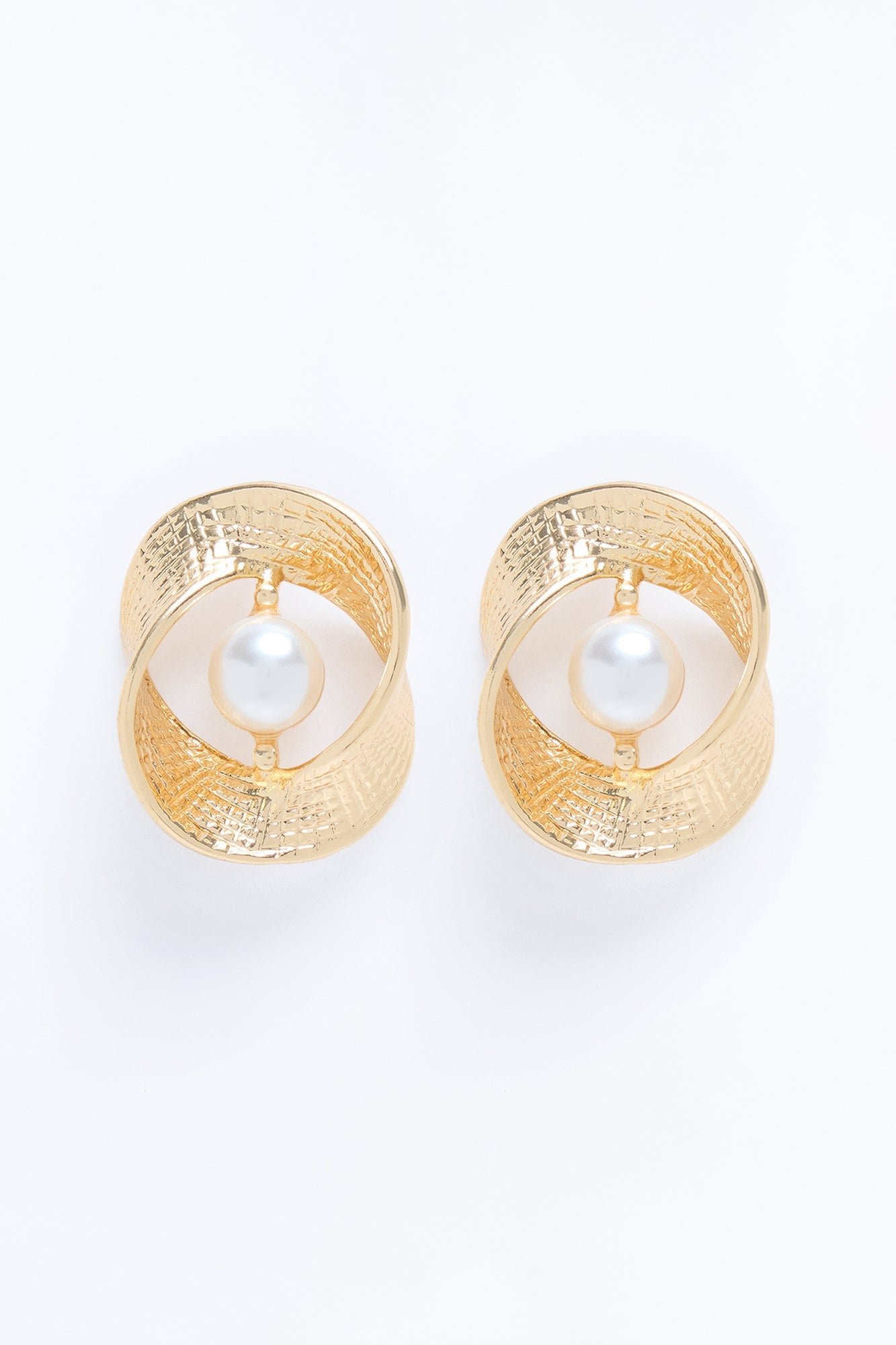 Nothing Personal Stud Earrings - Gold image 3