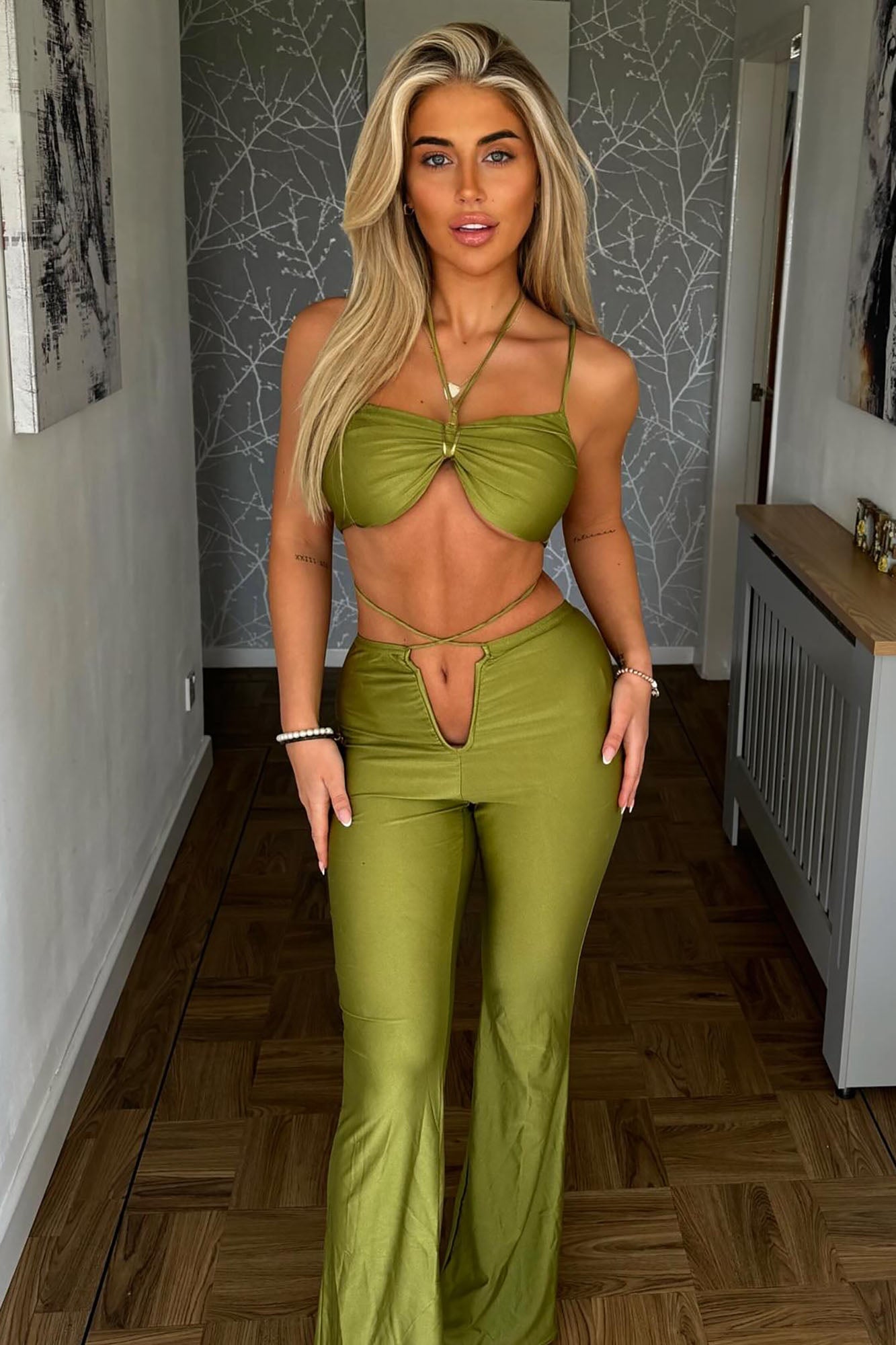 Be My Baby Pant Set - Olive image 10