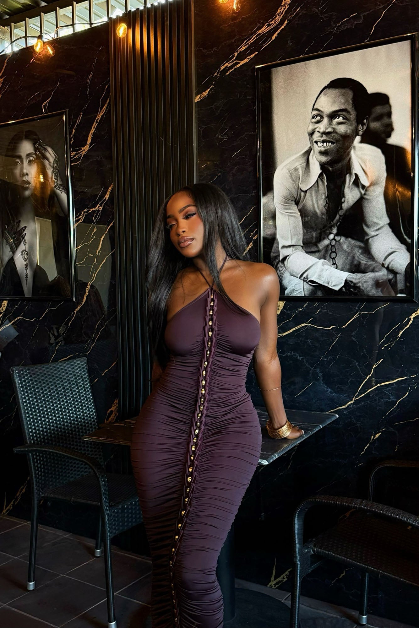 Regina Halter Maxi Dress - Purple image 2