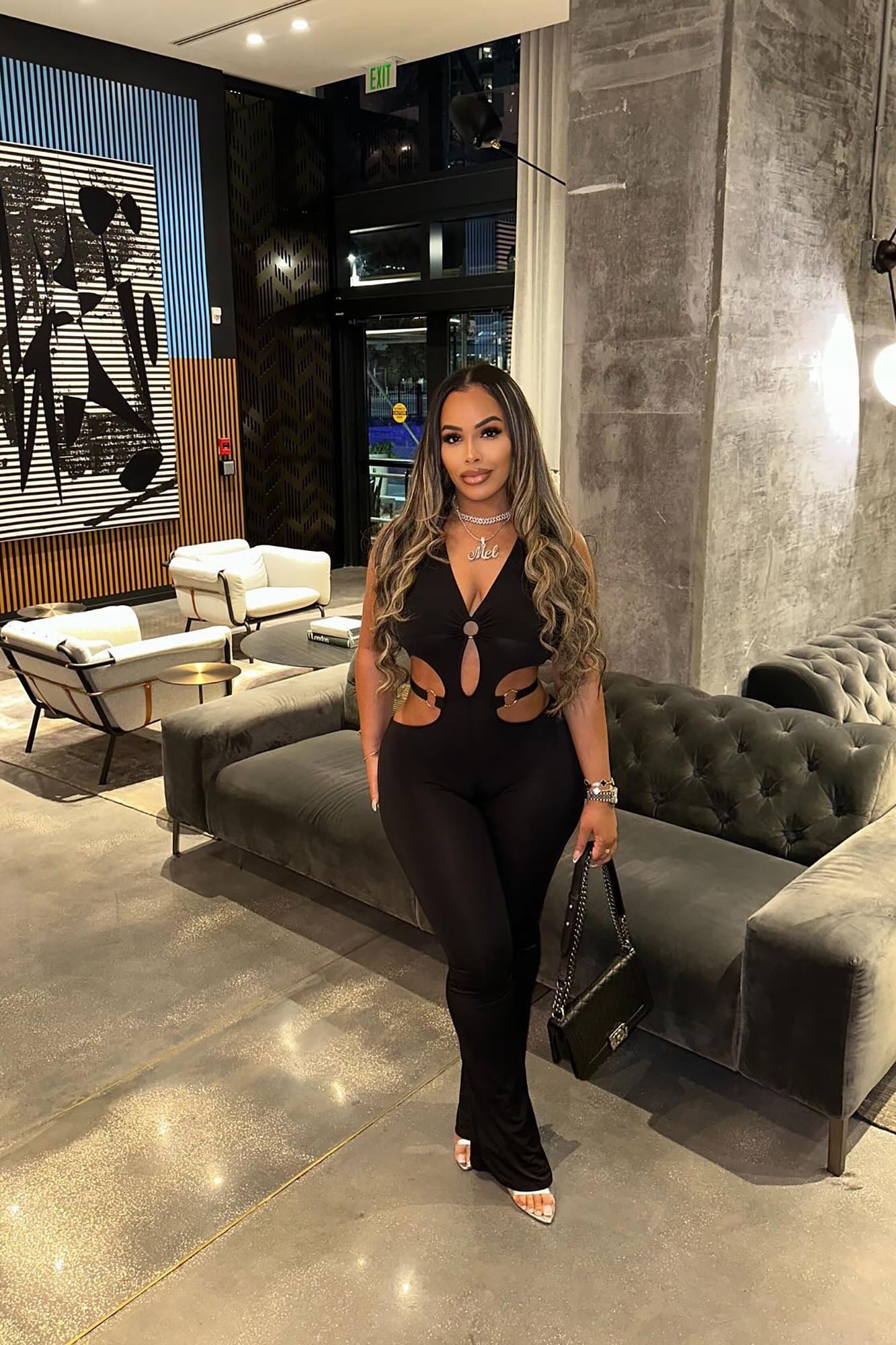 All Loved Up Jumpsuit - Black image 4