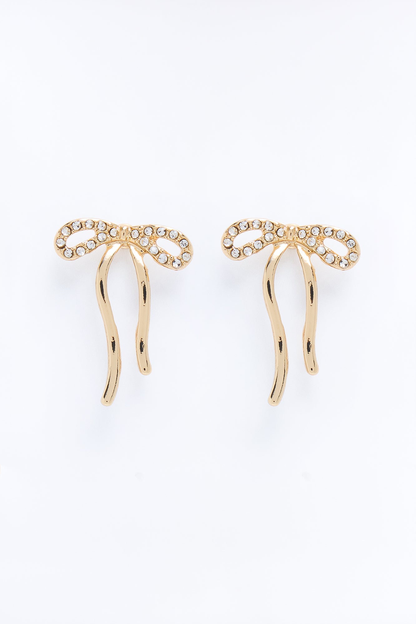 Love Me More Stud Earrings - Gold image 3