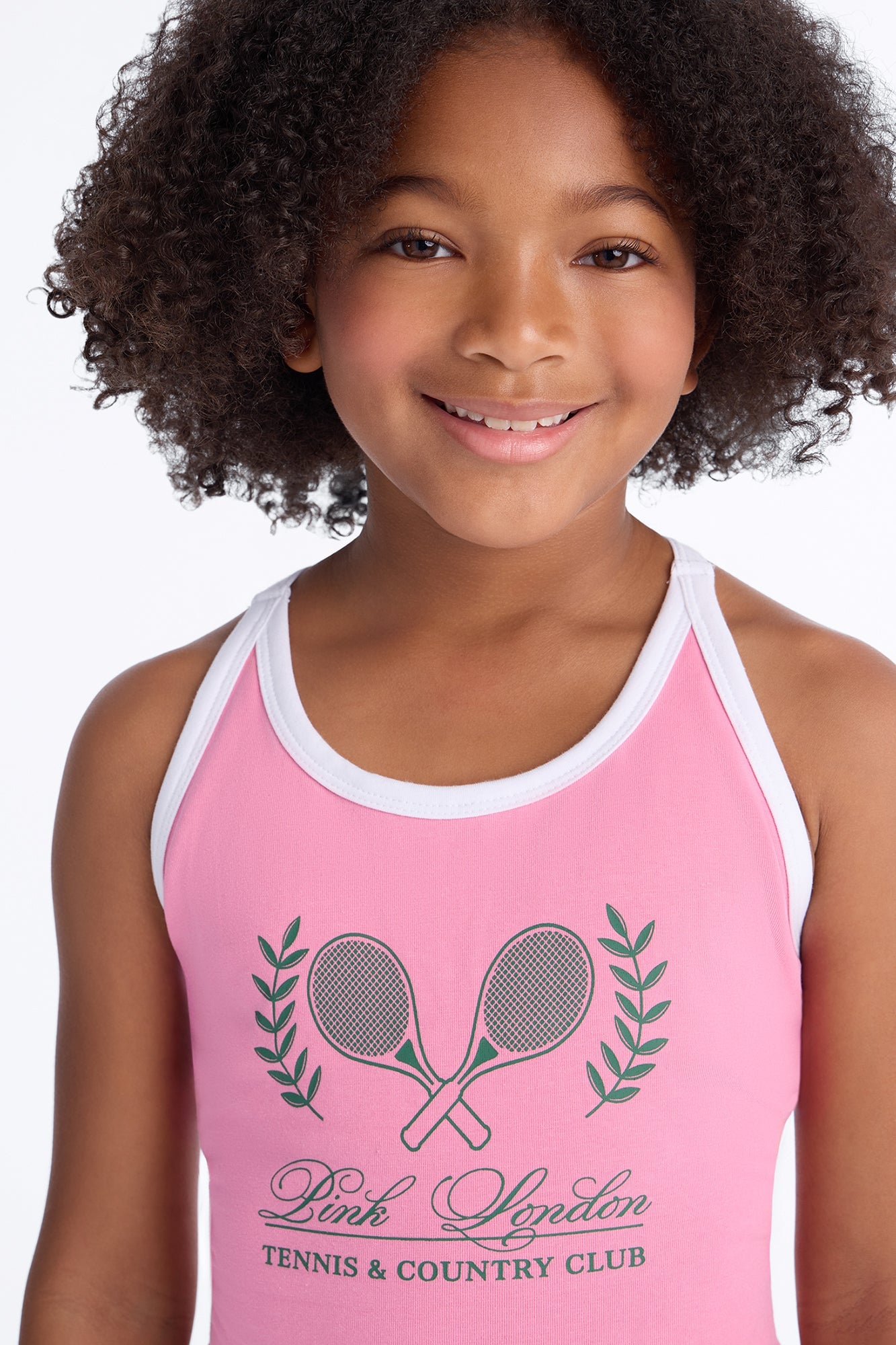 Mini PINK London Sporty Tank Top - Pink image 3