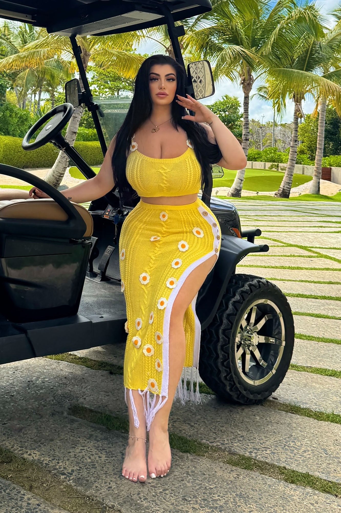 Daisy Fields Skirt Set - Yellow image 8