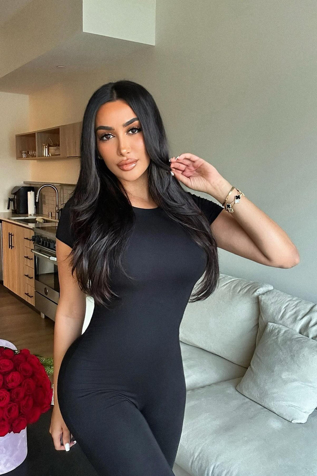 Bree Butter Snatched Jumpsuit - Black image 5