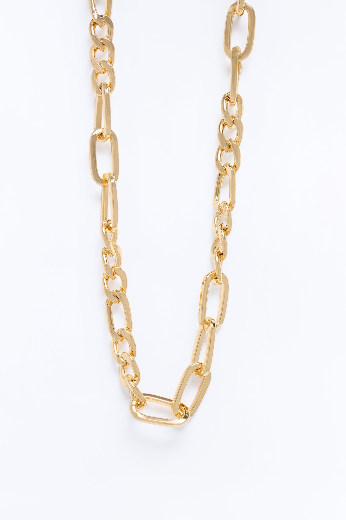 On My Own Chainlink Necklace - Gold image 3