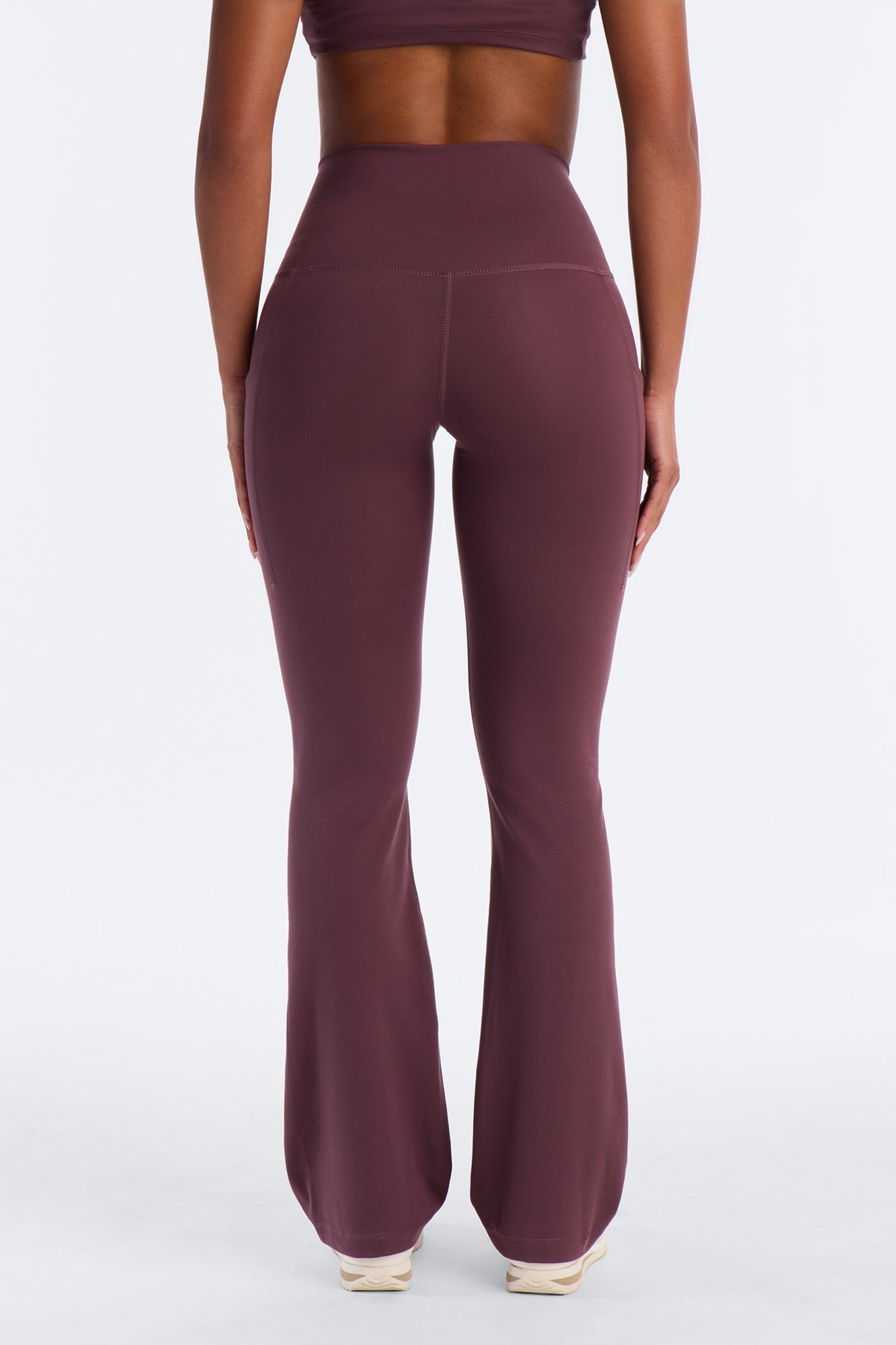 Myla Tricot Lounge Flare Pant - Plum image 4