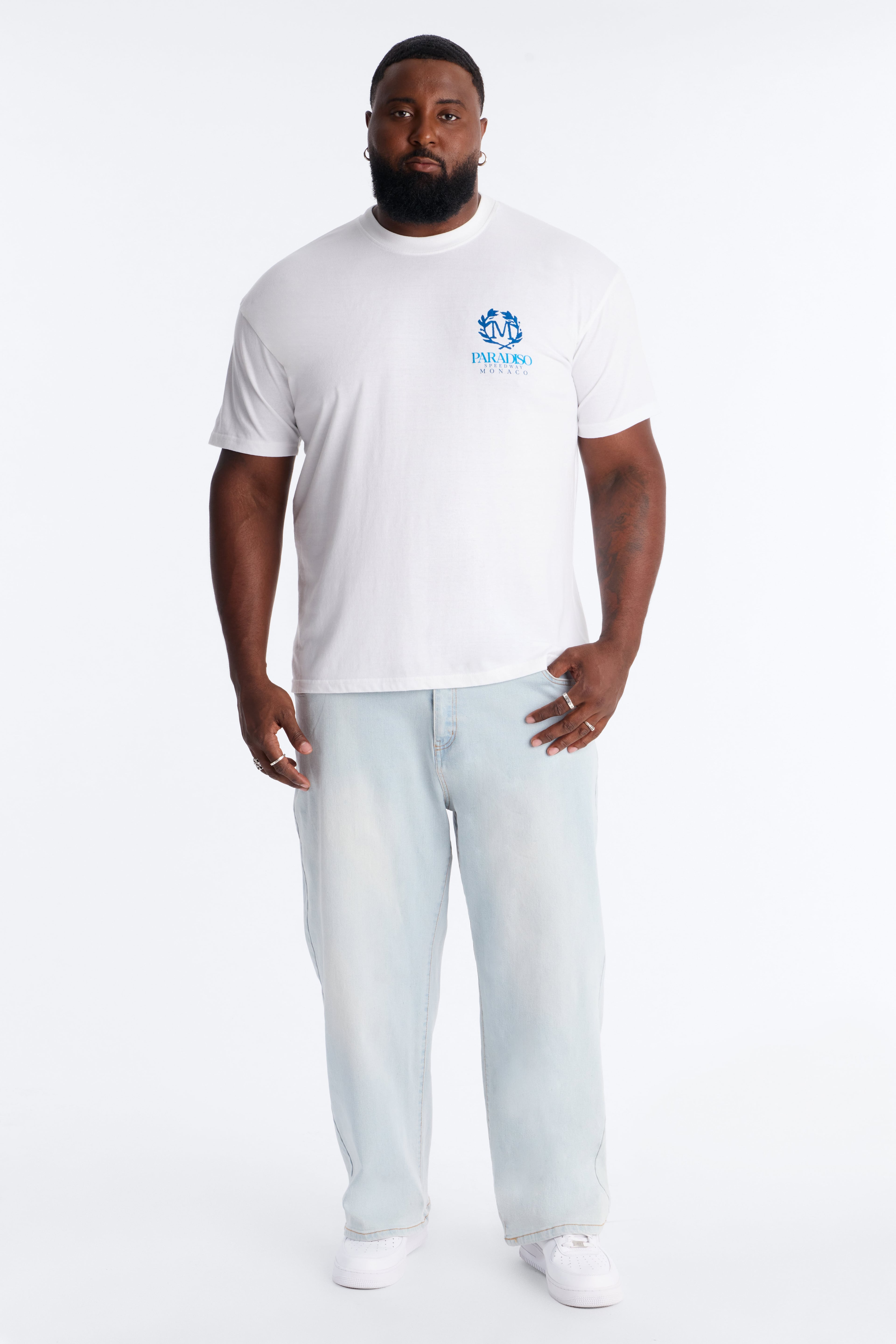 Paradiso Monaco Oversized Short Sleeve Tee - White image 2