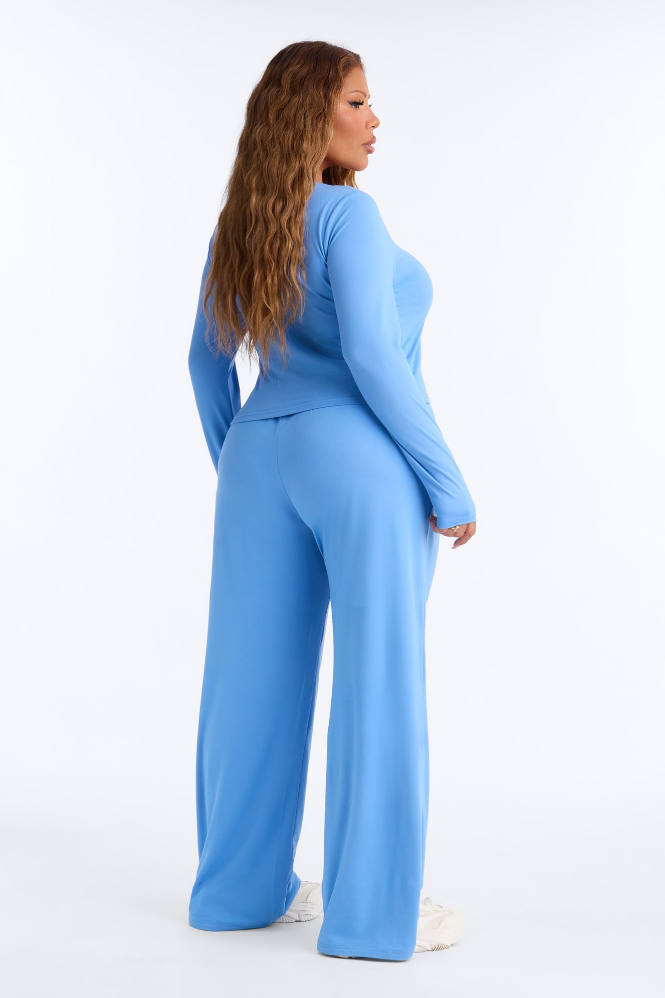Lazy Morning Pant Set - Blue image 4