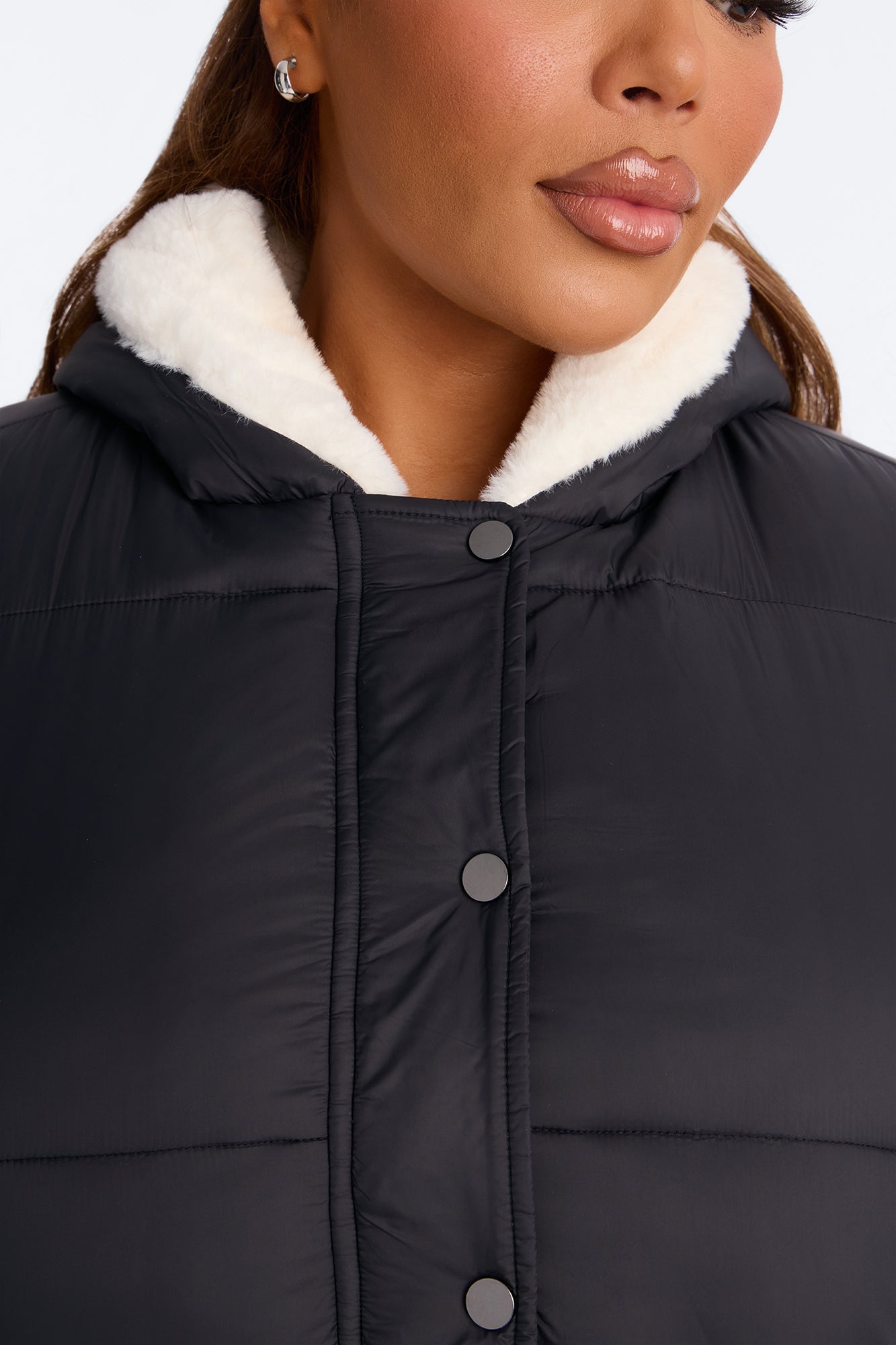Cozied Up Jacket - Black image 3