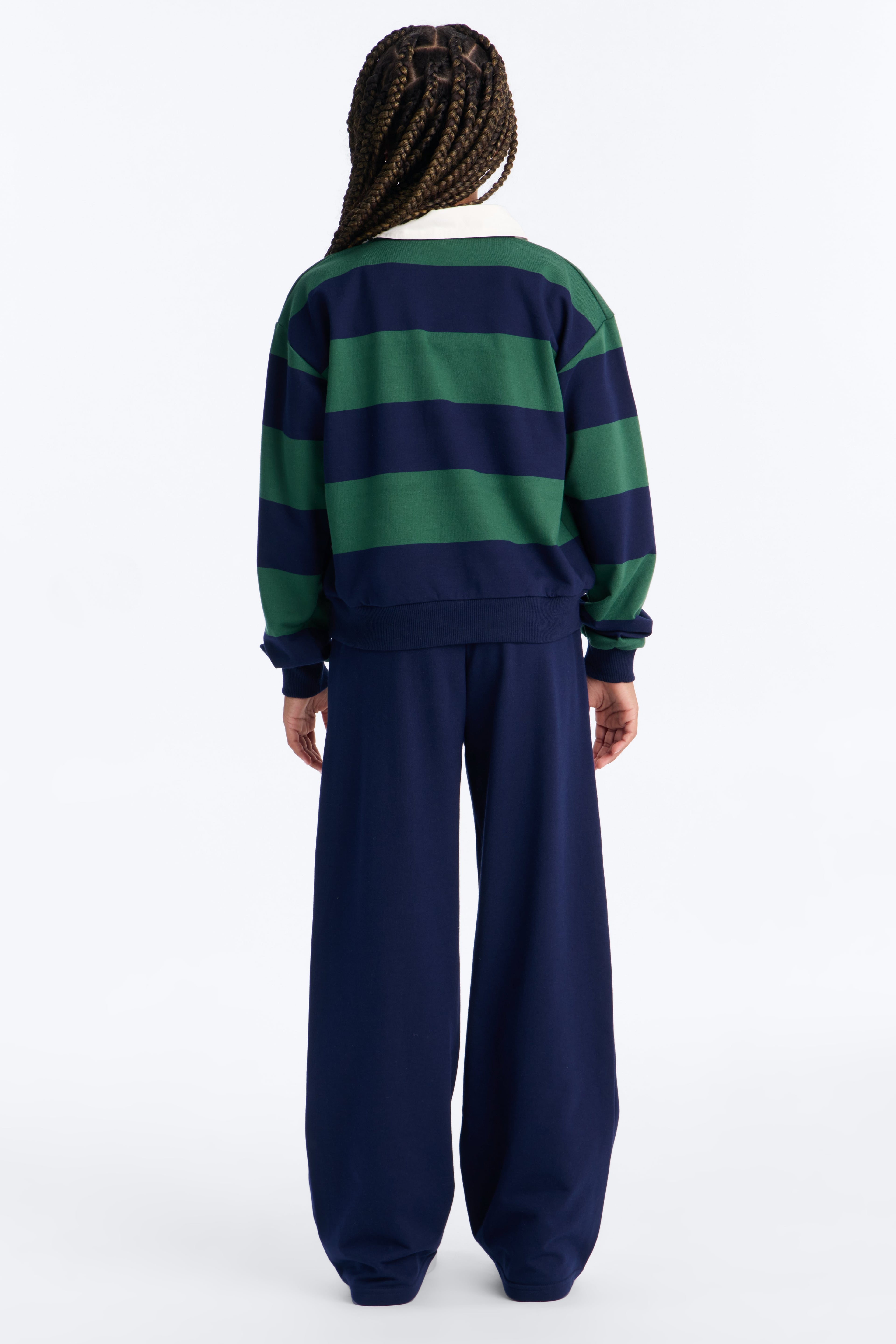 Mini Sporty Day Wide Leg Pant Set - Hunter image 3