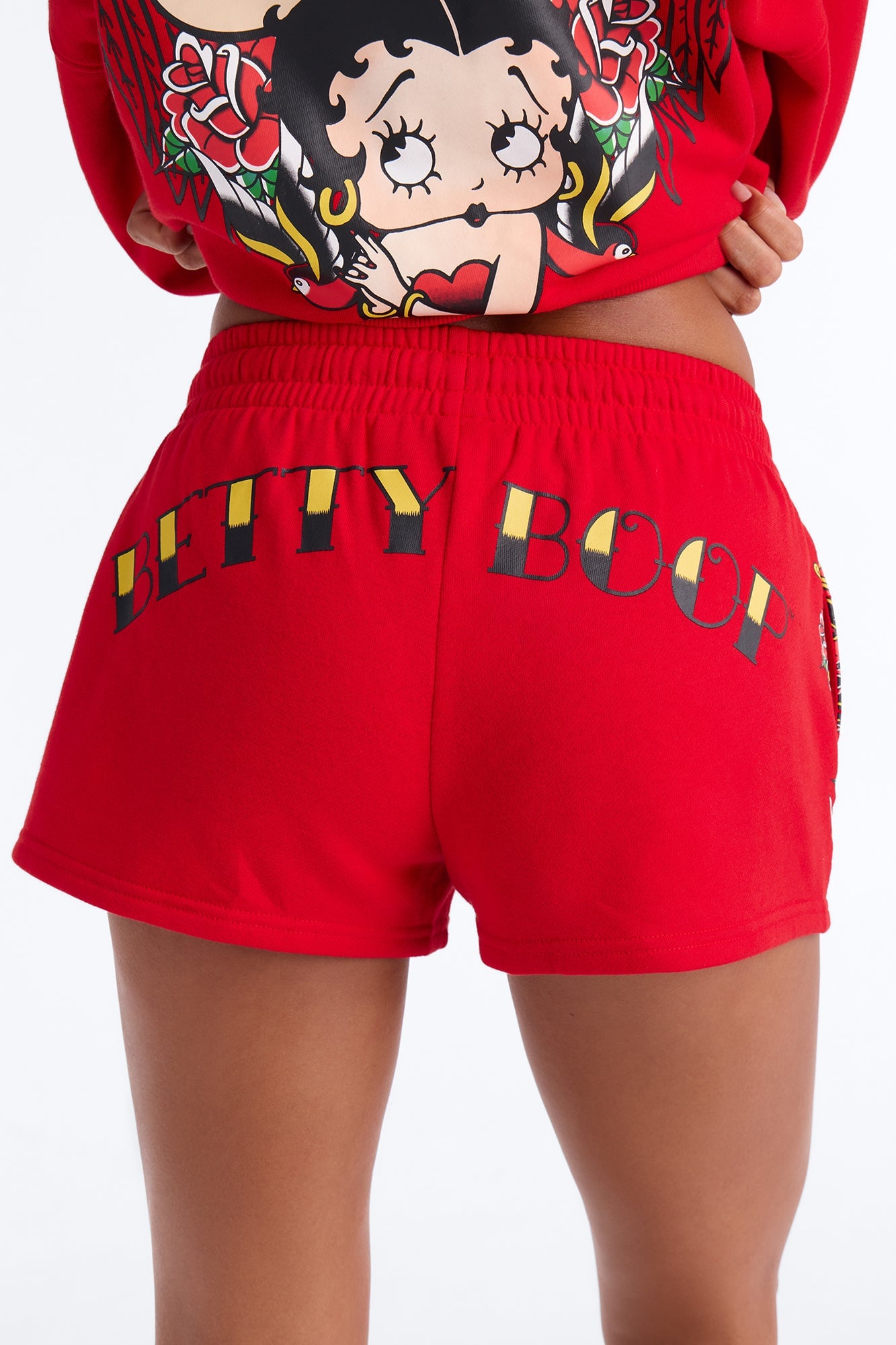 Betty Boop Tattoo Short - Red image 8