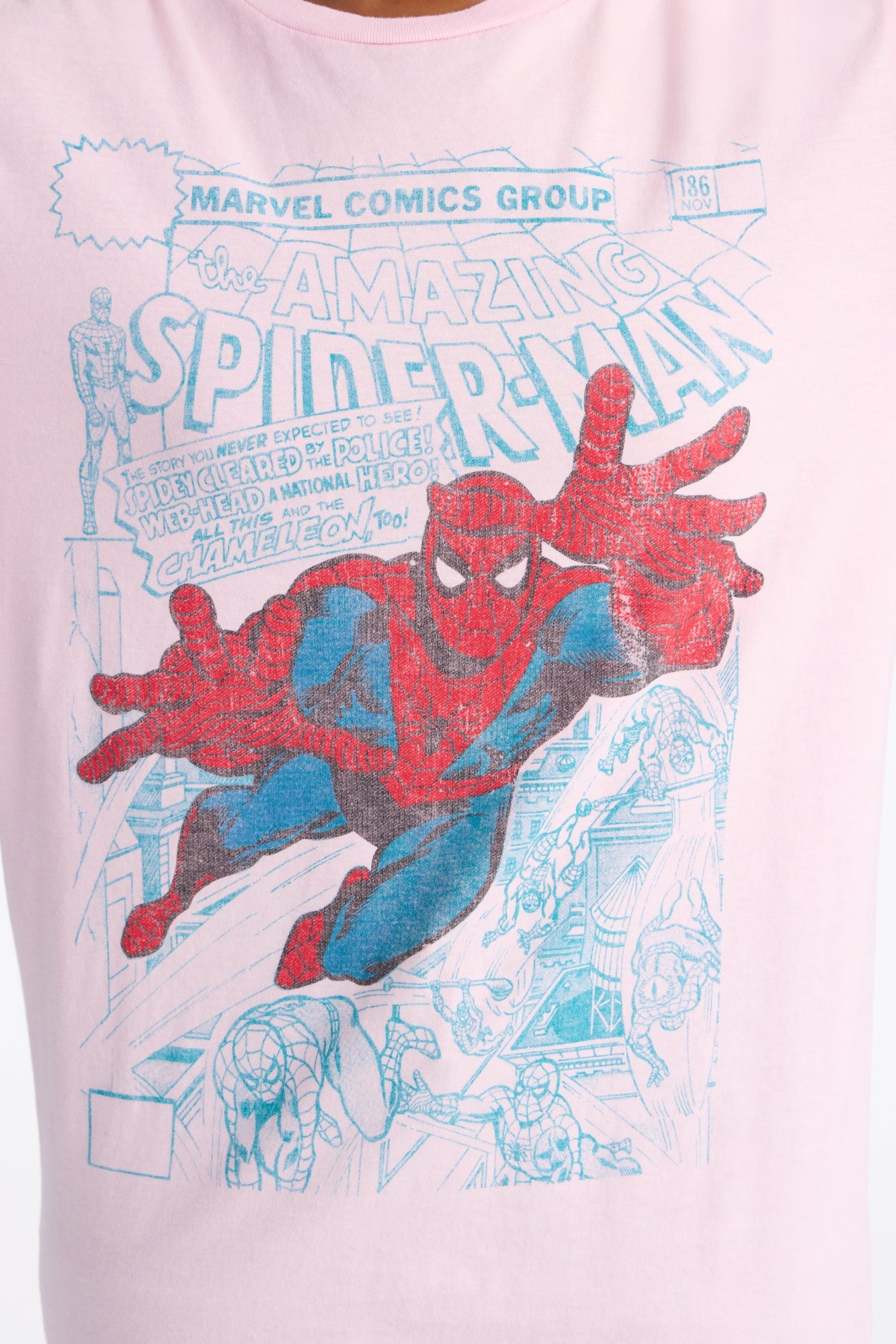 The Amazing Spider-Man Washed Tee - Pink image 3